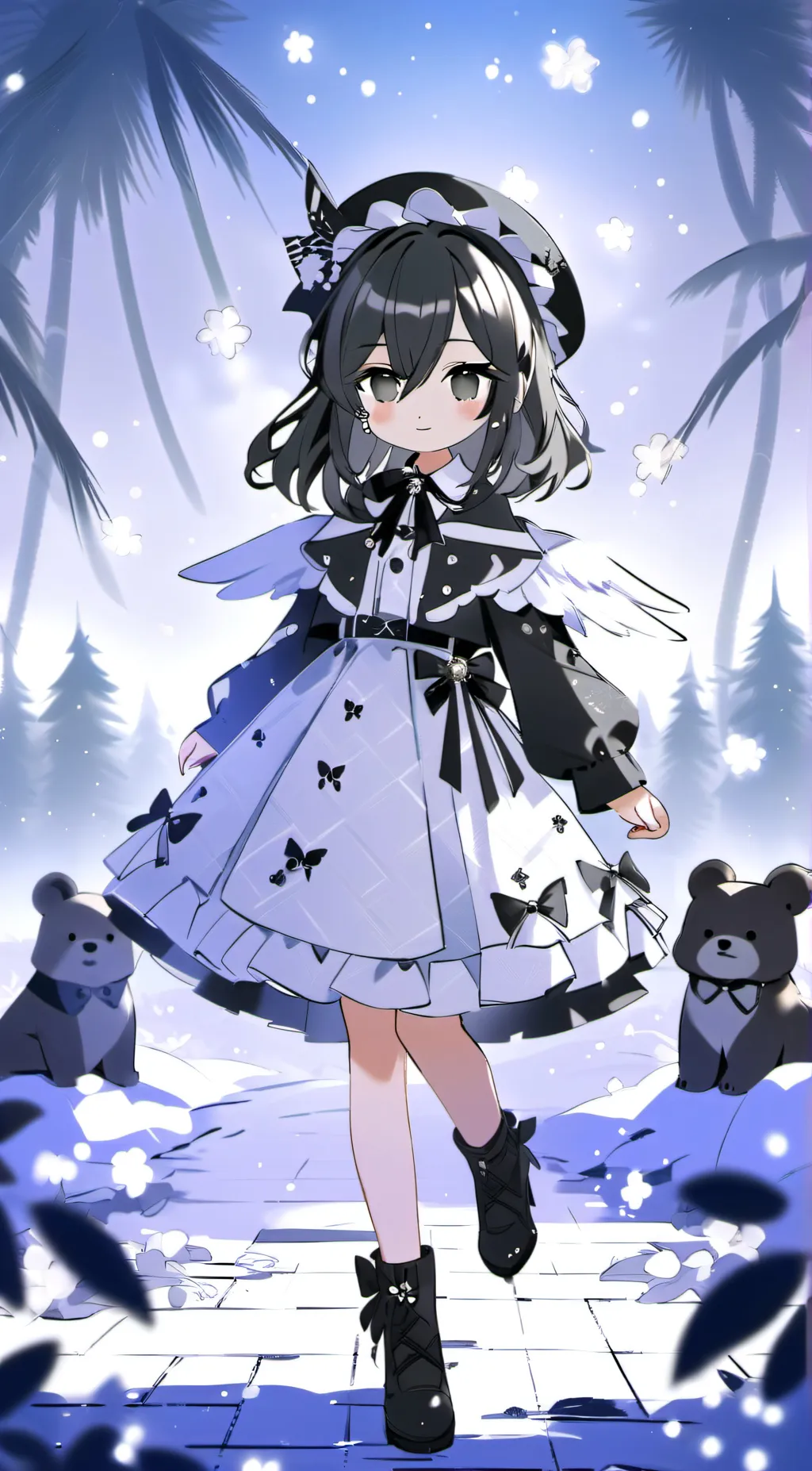 ai character: hh x ch background