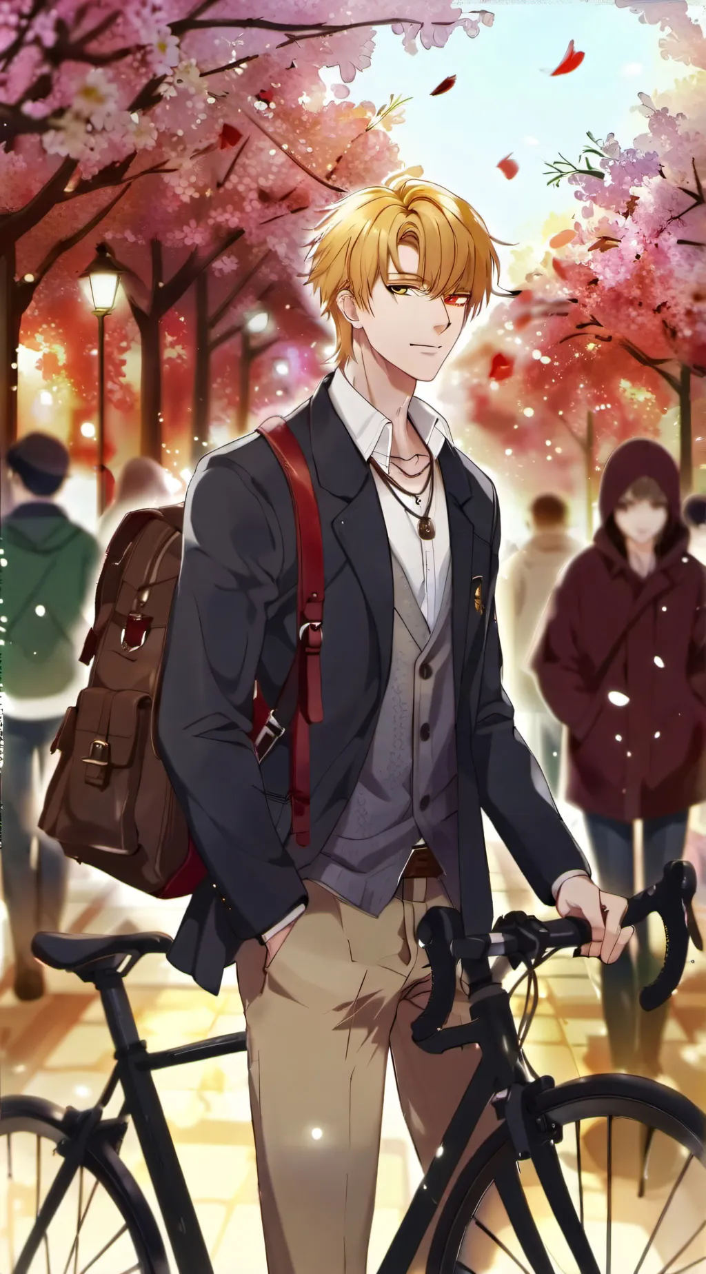 ai character: Katsuki Bakugo  background