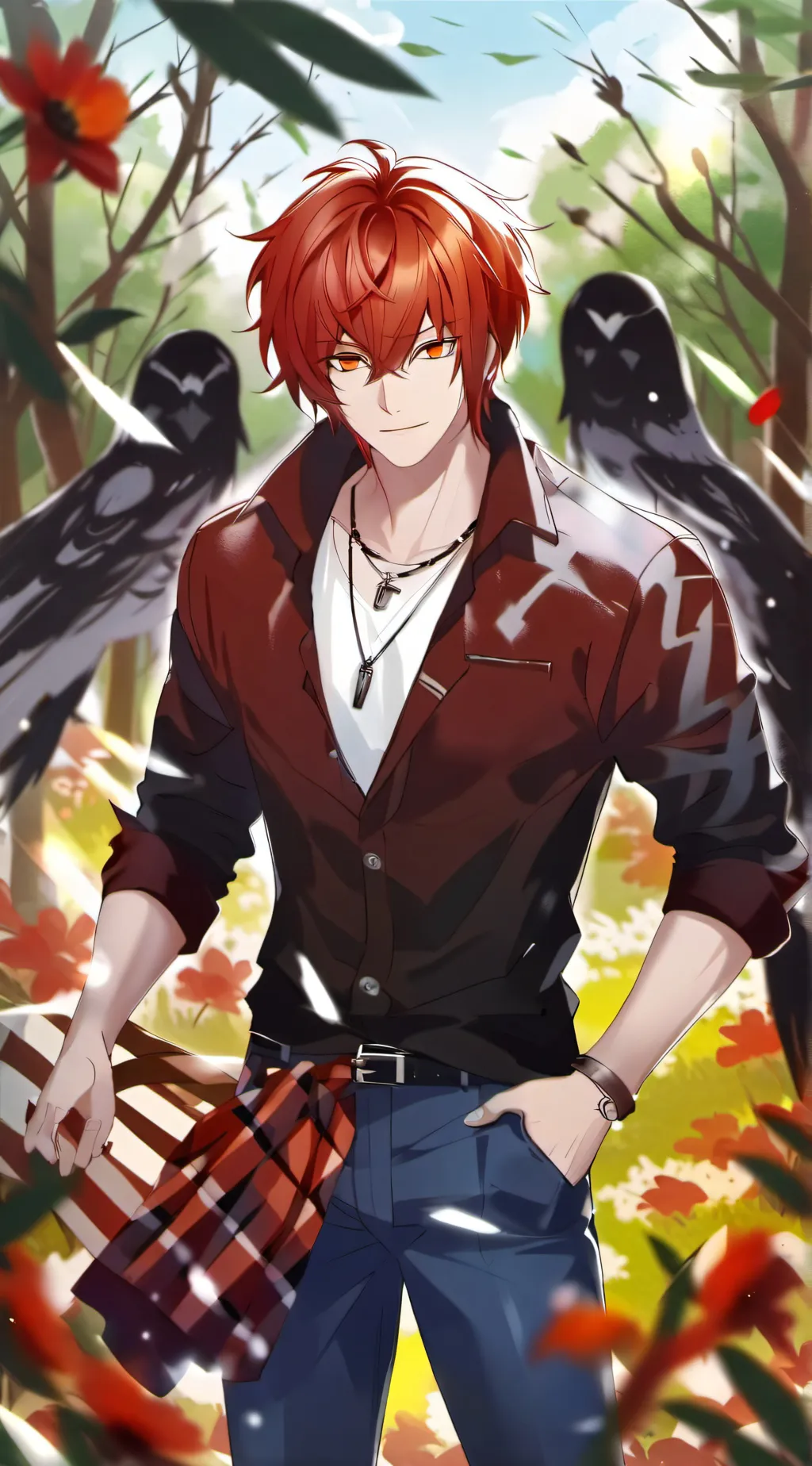 ai character: Luke  background