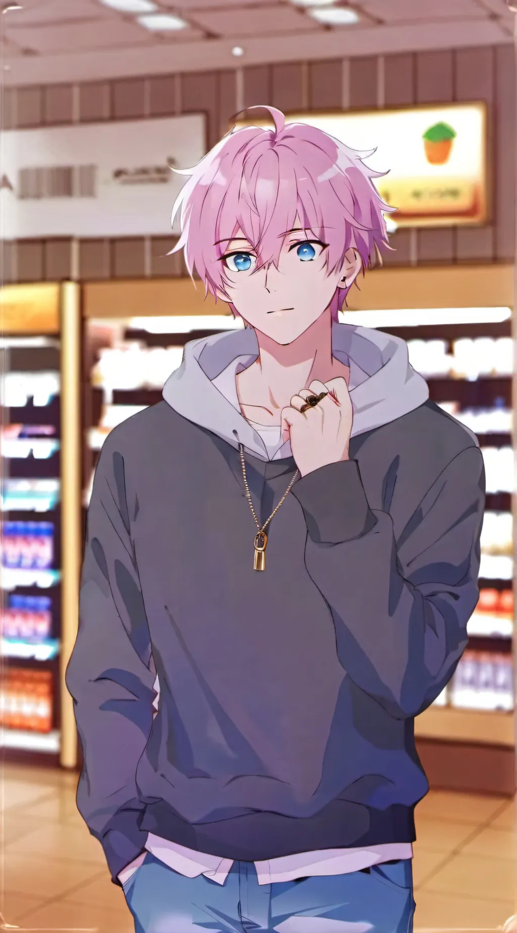 ai character: Adrian  background