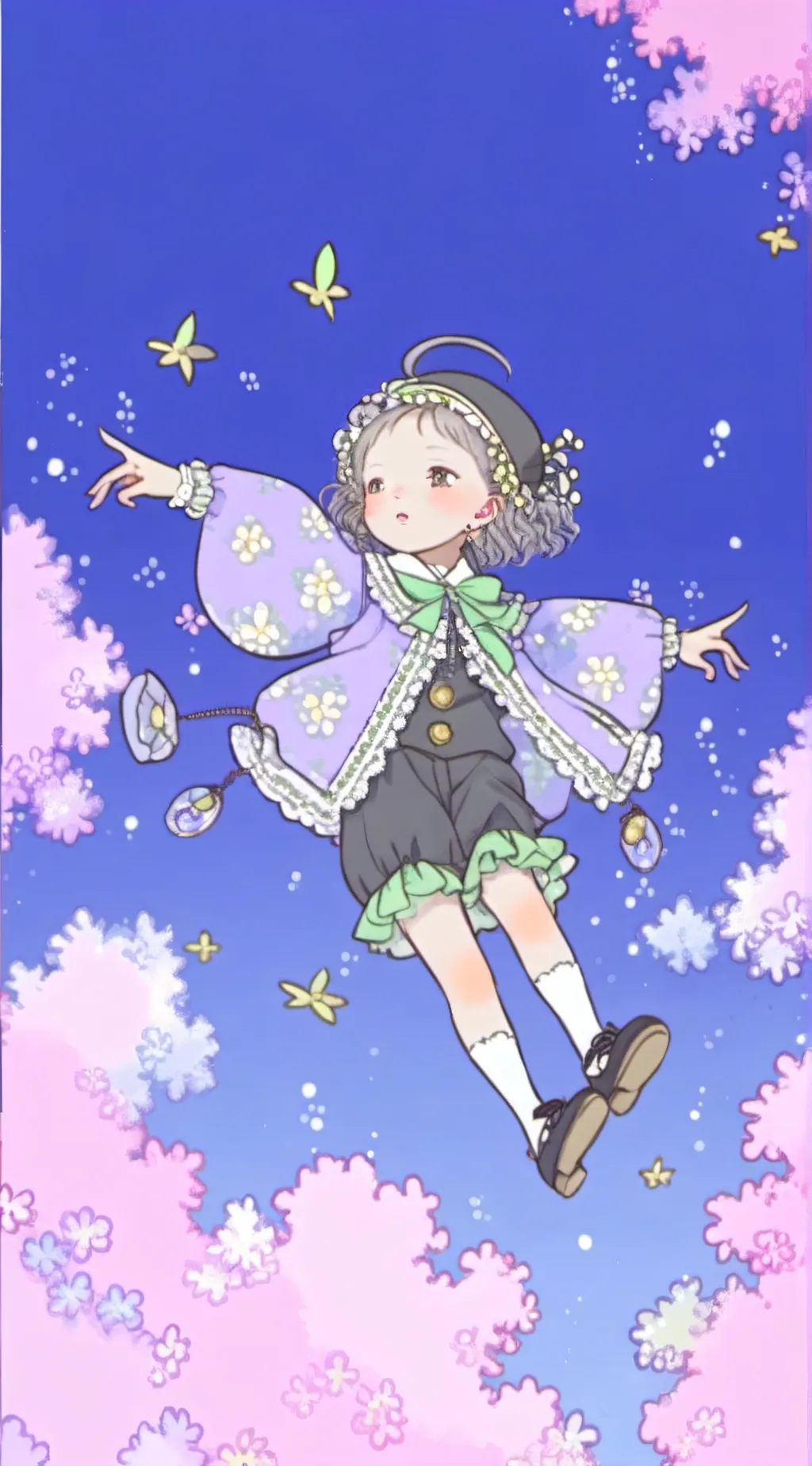 ai character: Rose background