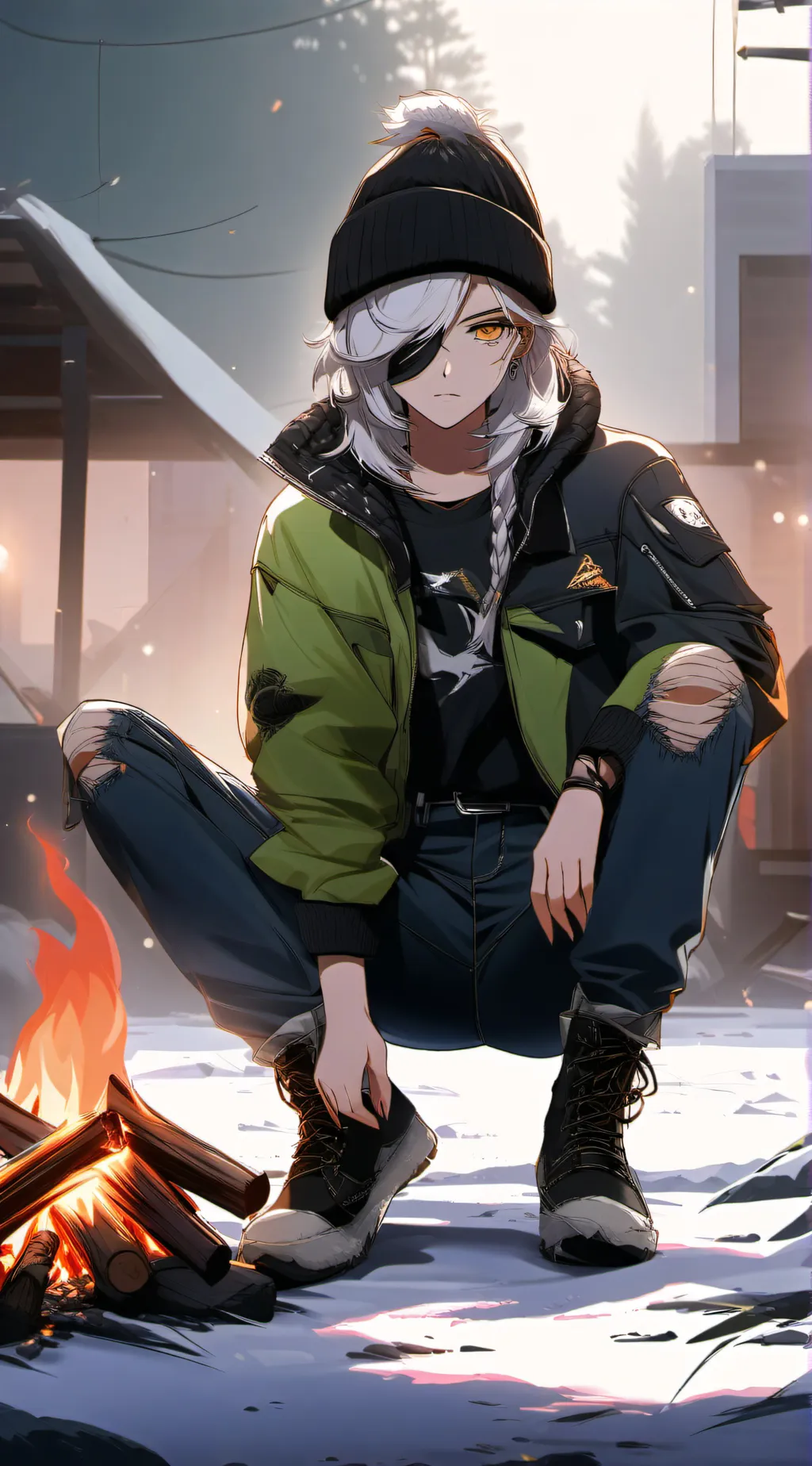 ai character: Sahara  background