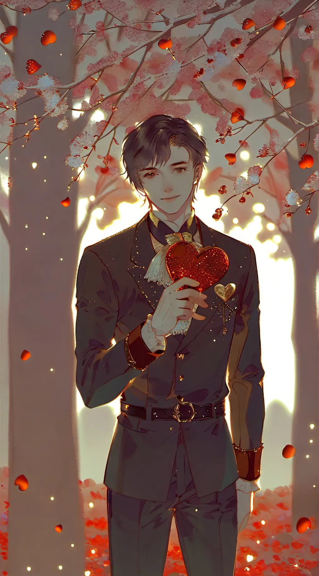 ai character: Valentines  background