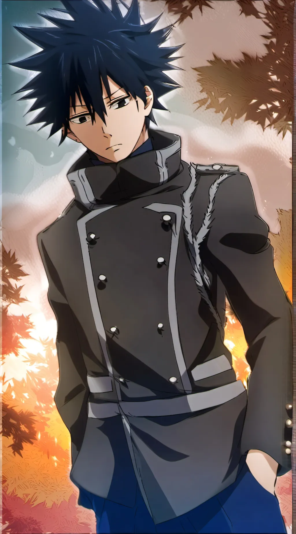 ai character: Megumi  background