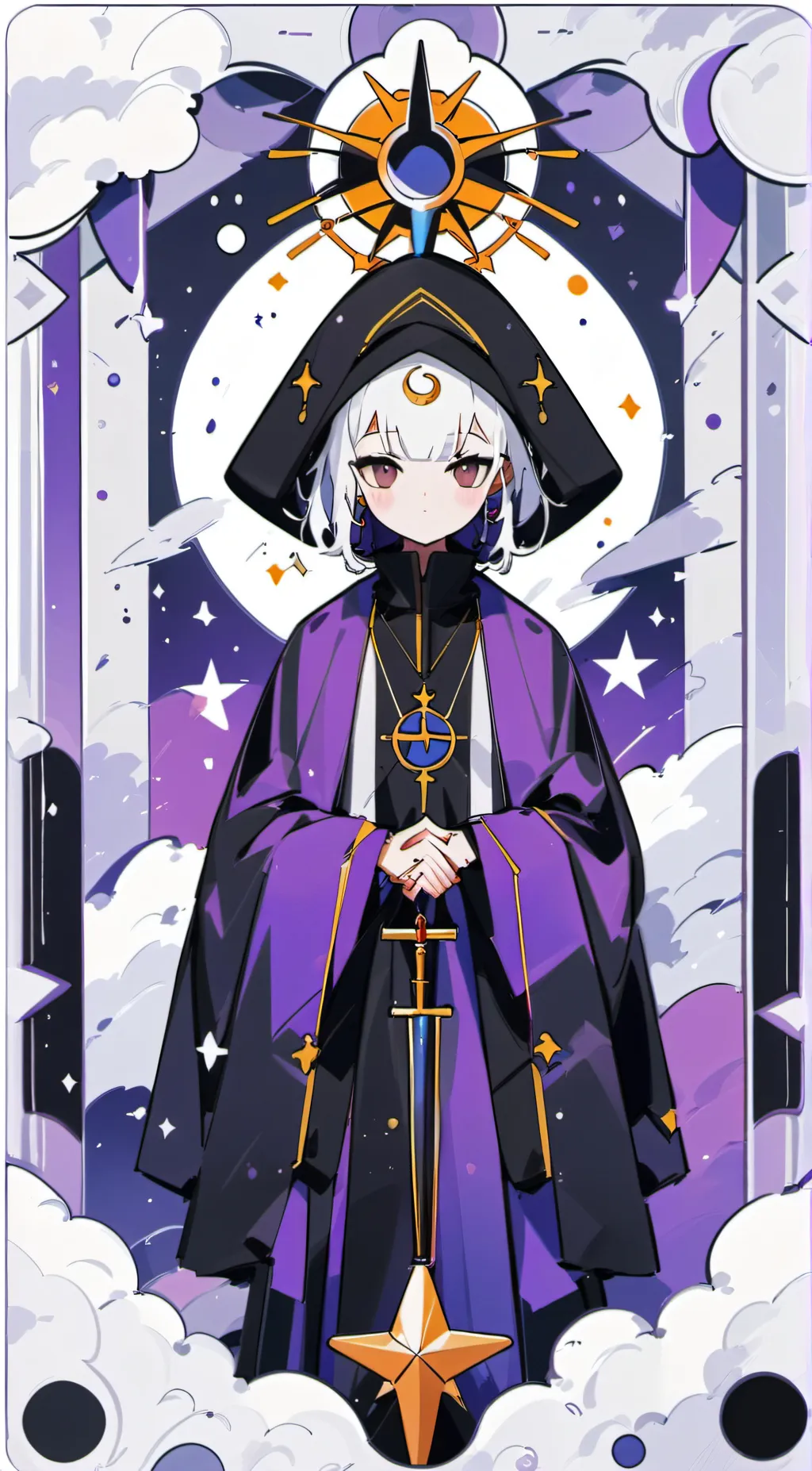 ai character: Luna background