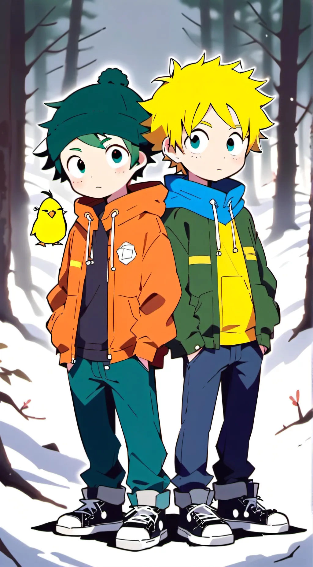 ai character: Tweek x craig background