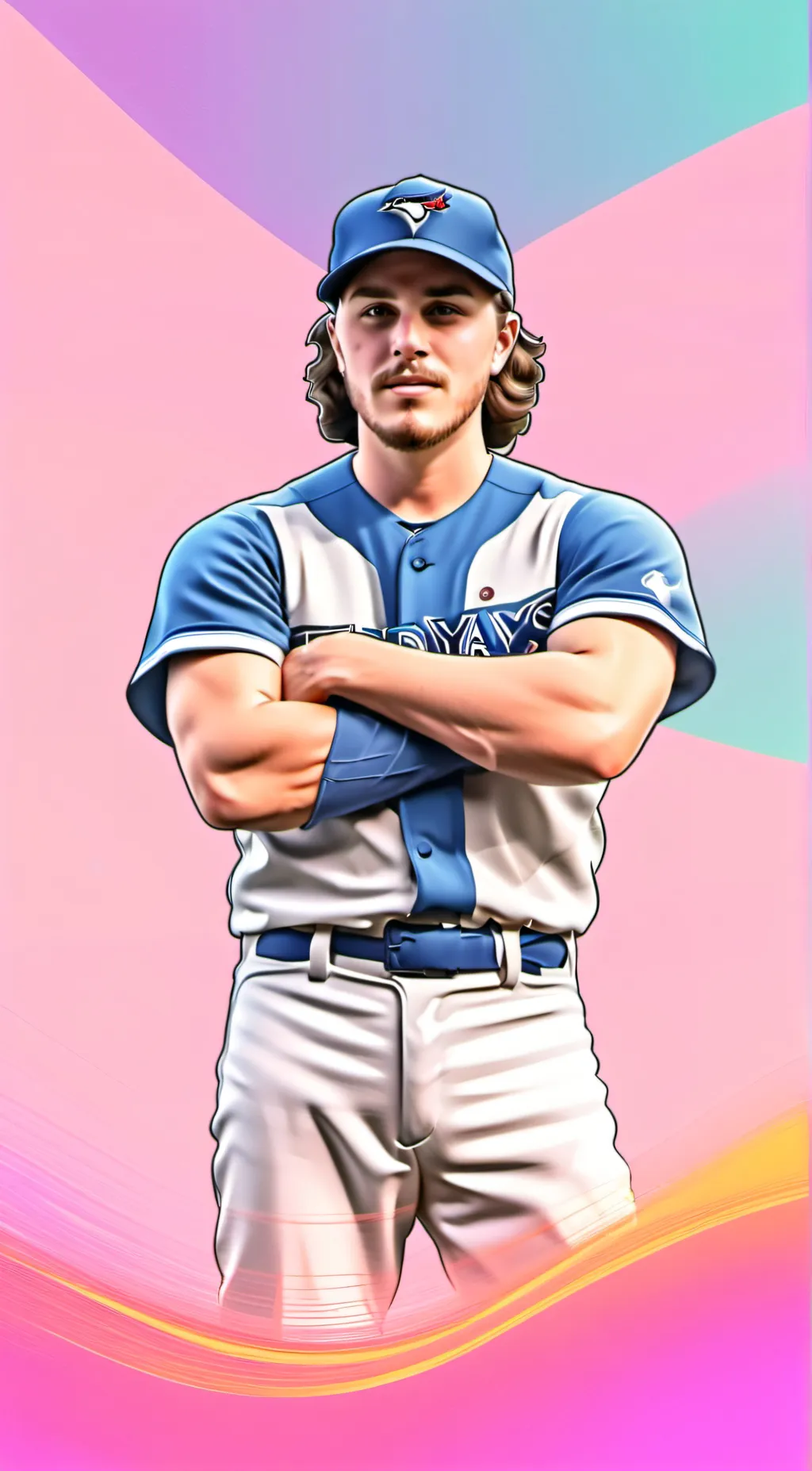 ai character: Addison Barger  background