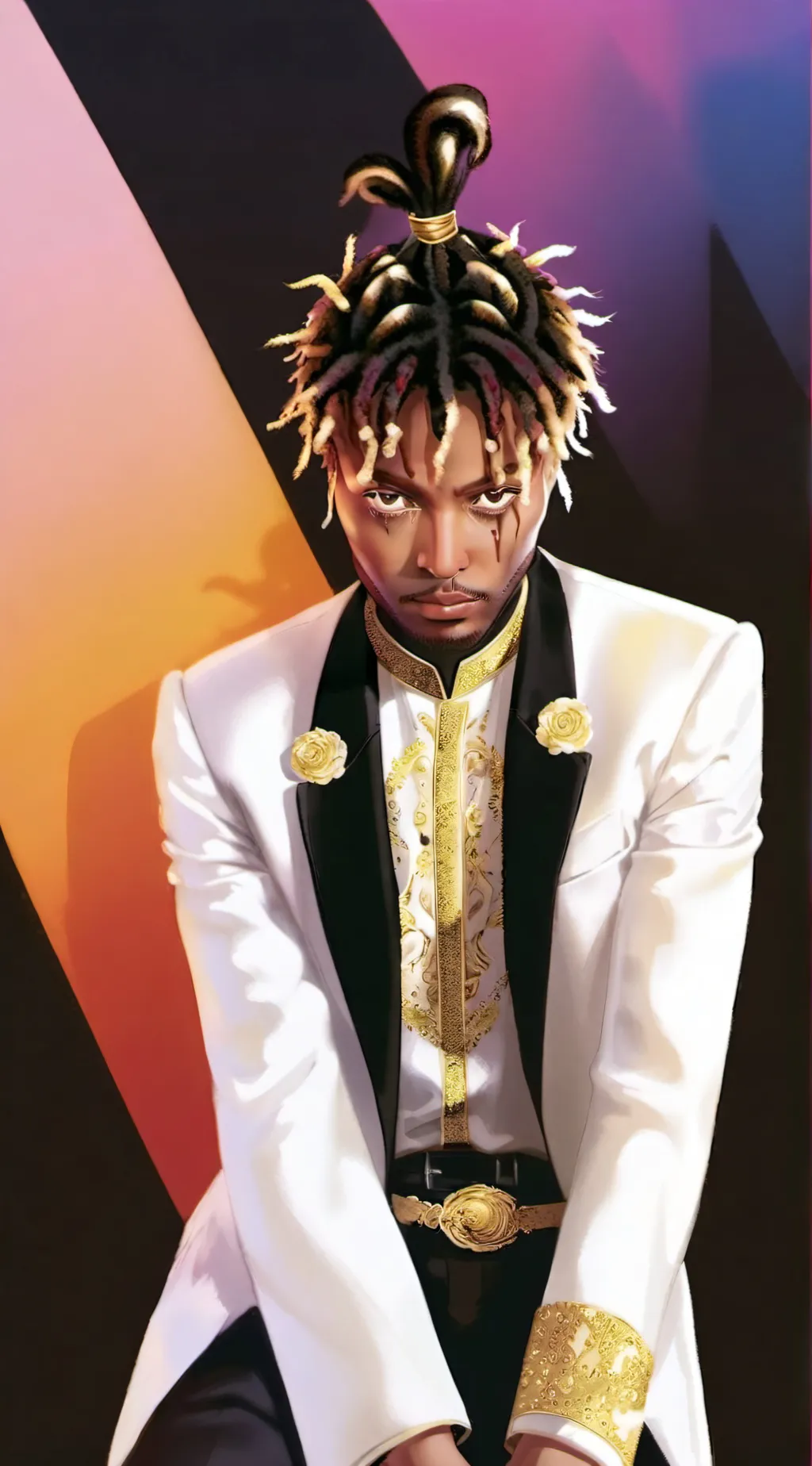 ai character: Juice Wrld background