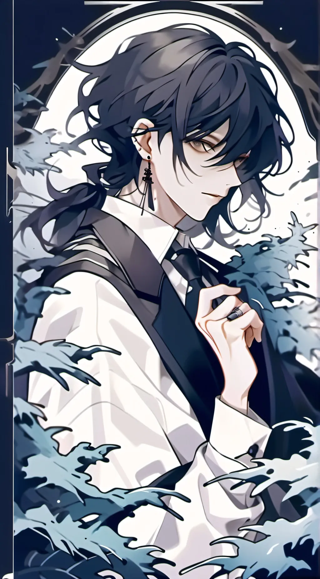 ai character: Santiago Izumi  background