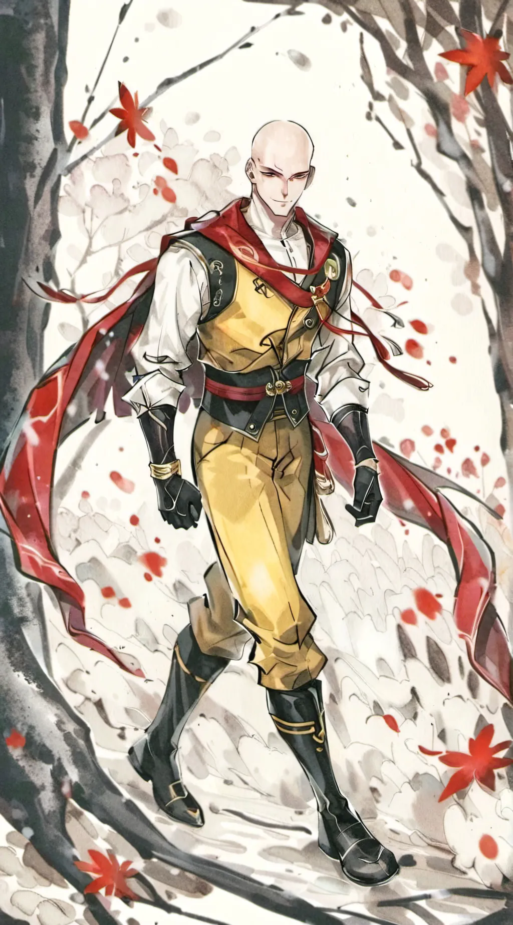 ai character: saitama background