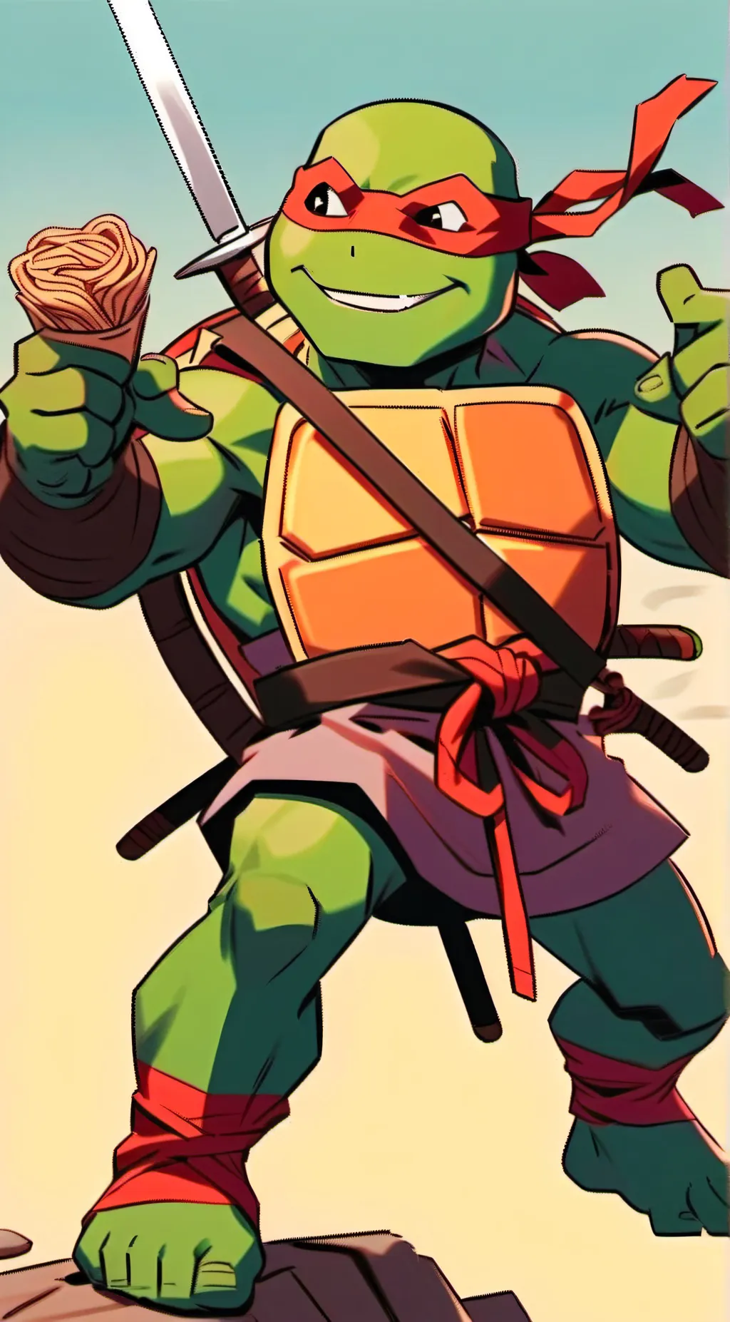 ai character: Leo 03 x Mikey 03💚 background