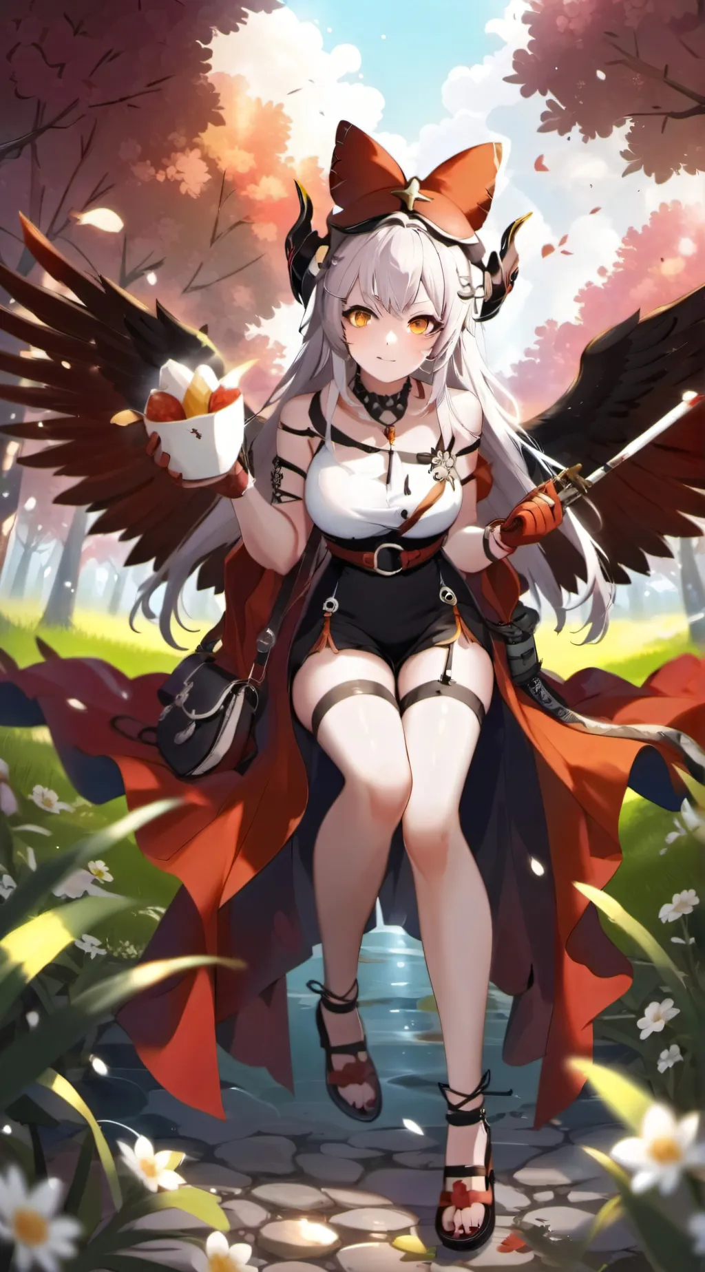 ai character: Aria background