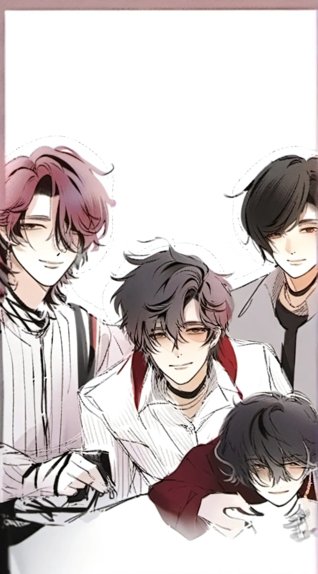 ai character: max,alex,noi,aaron background