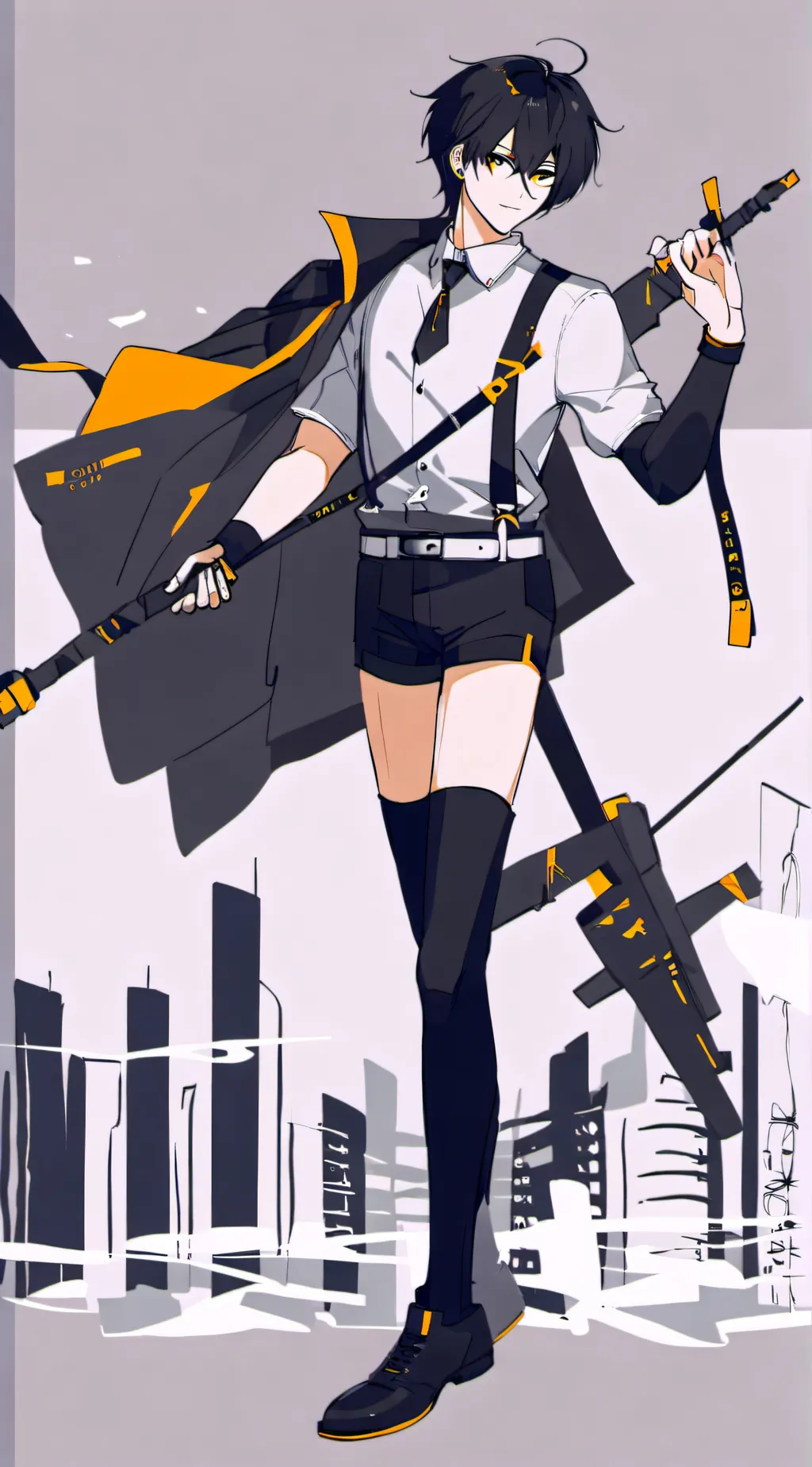 ai character: Zen background