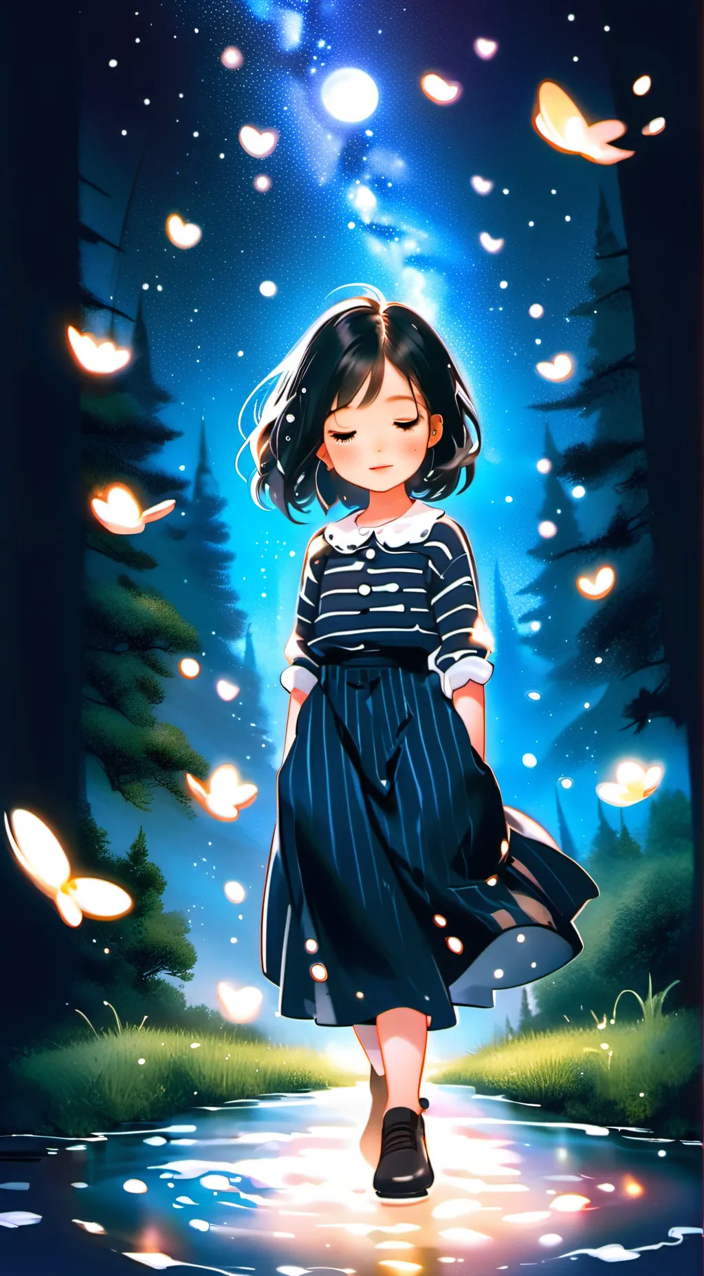 ai character: frisk background