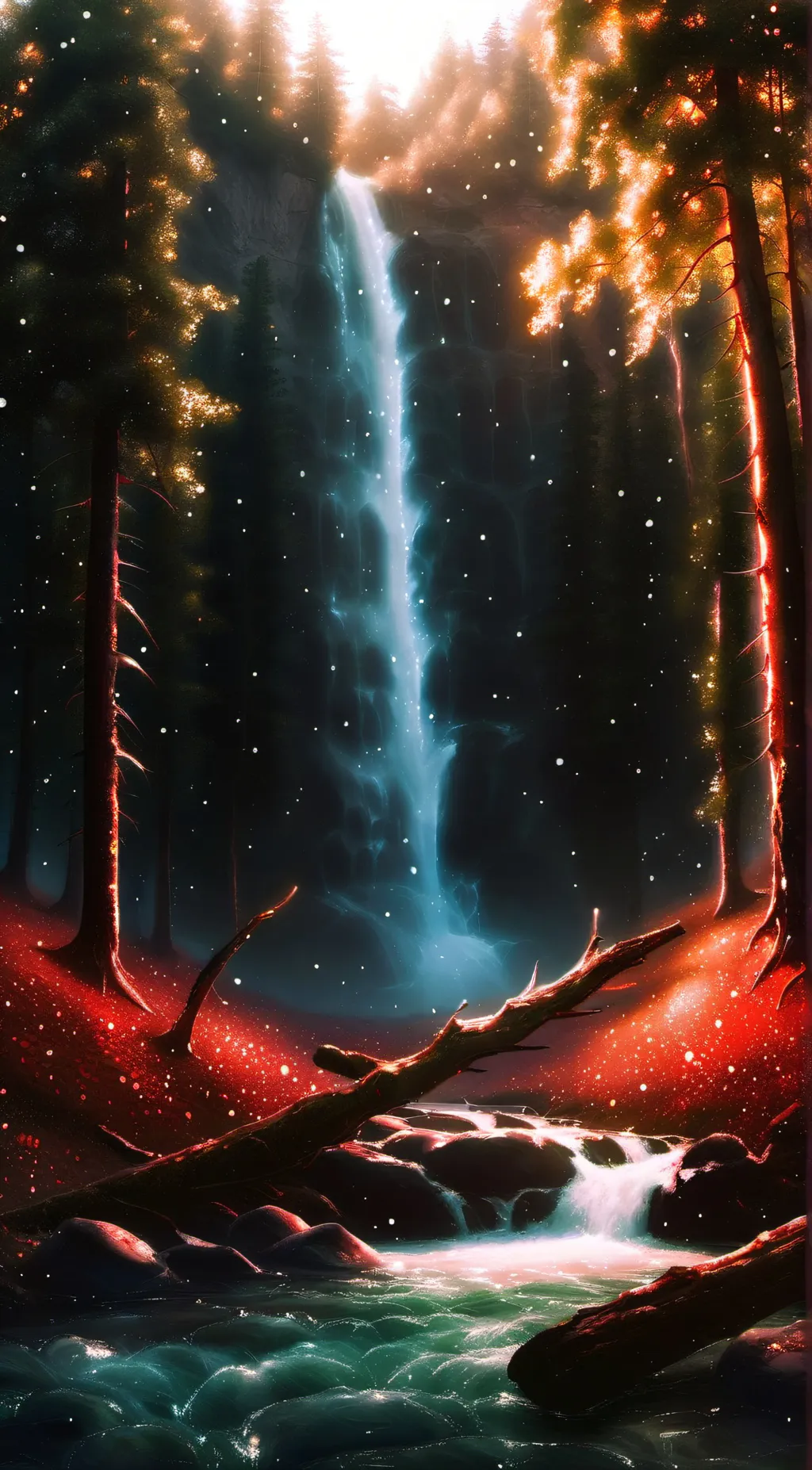 ai character: Mystery Forest~☆ background