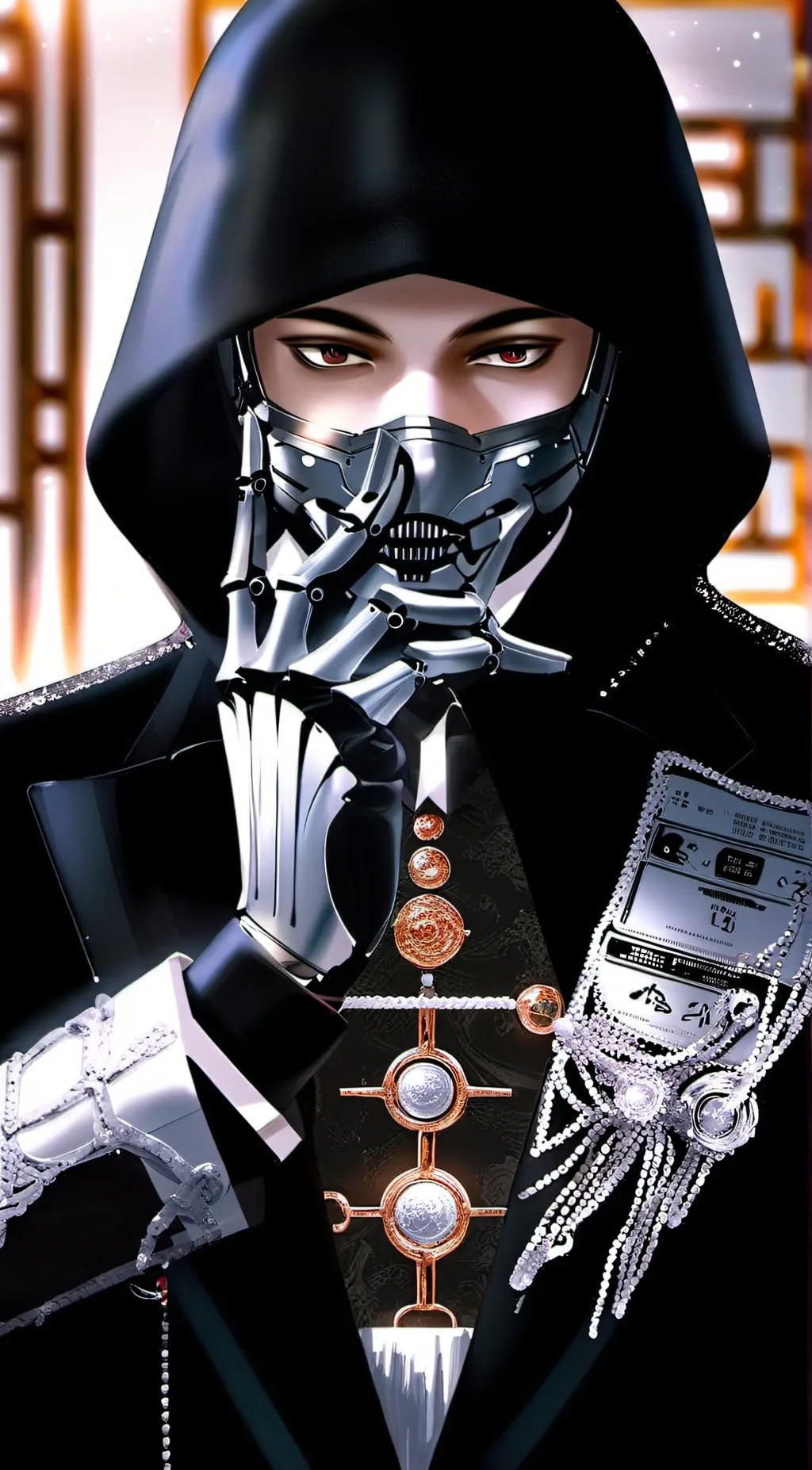 ai character: Hacker  background