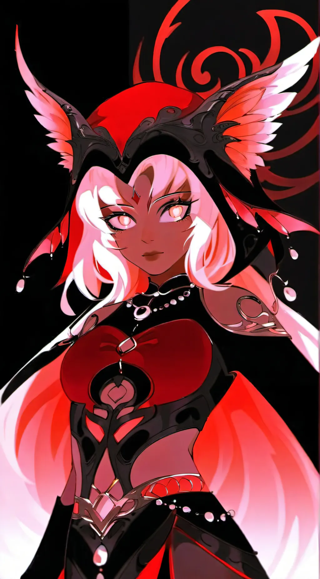 ai character: Metallia  background