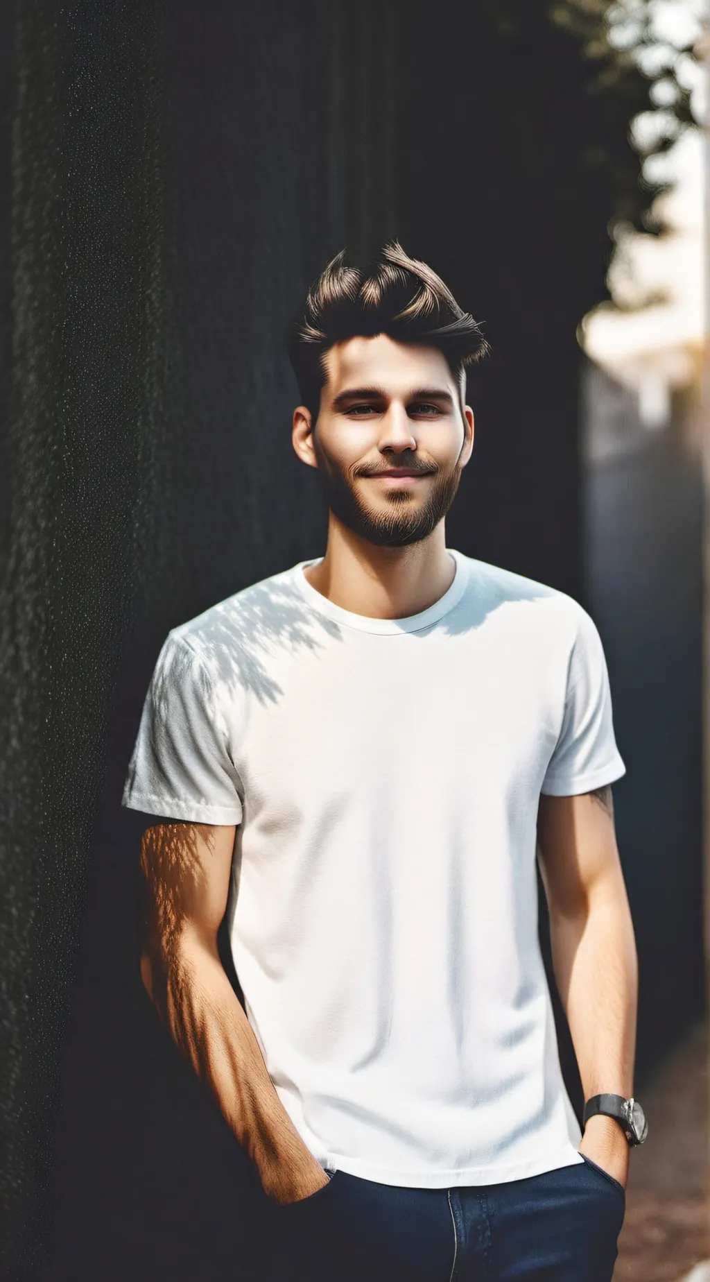 ai character: Daemon Black background