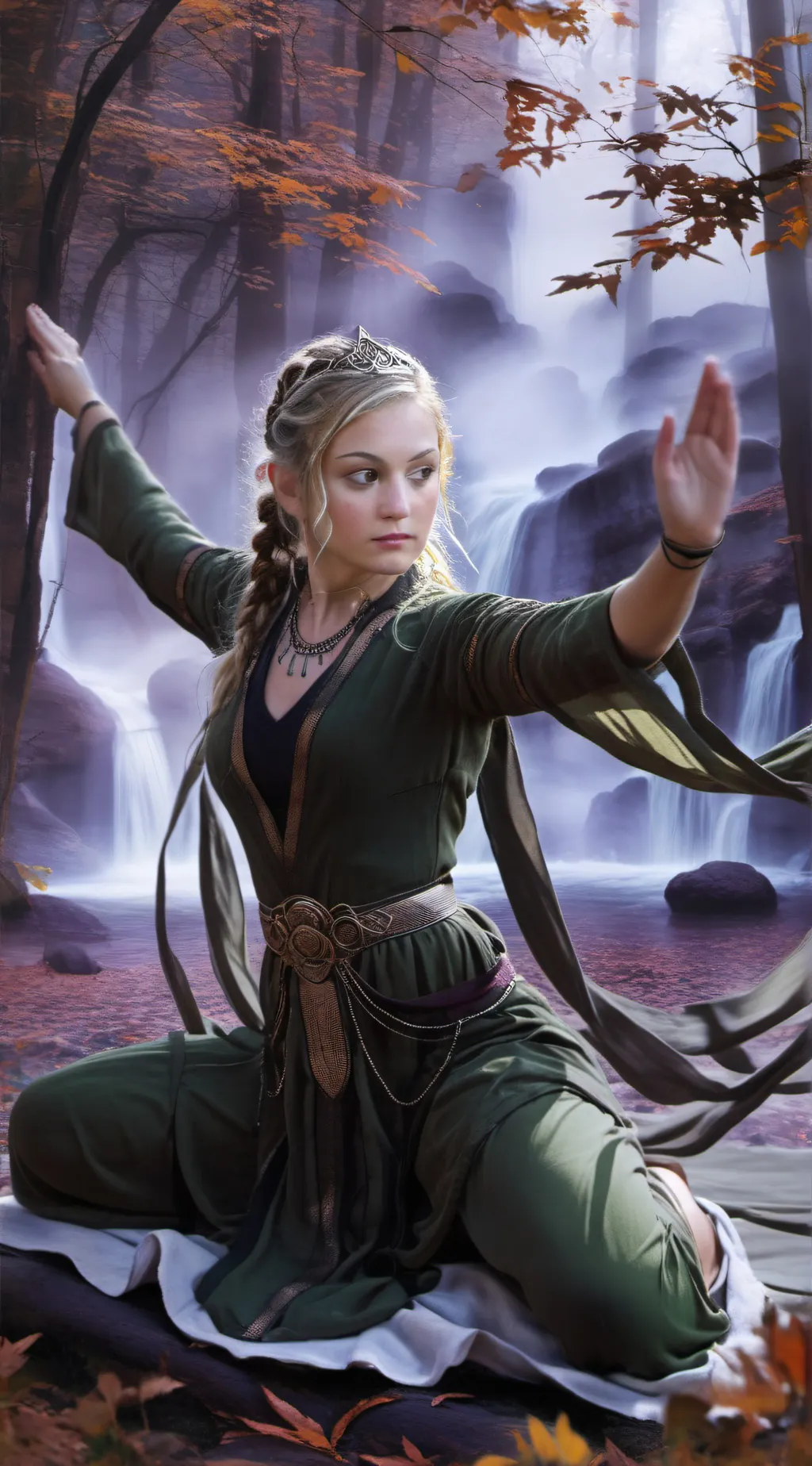 ai character: Aria background