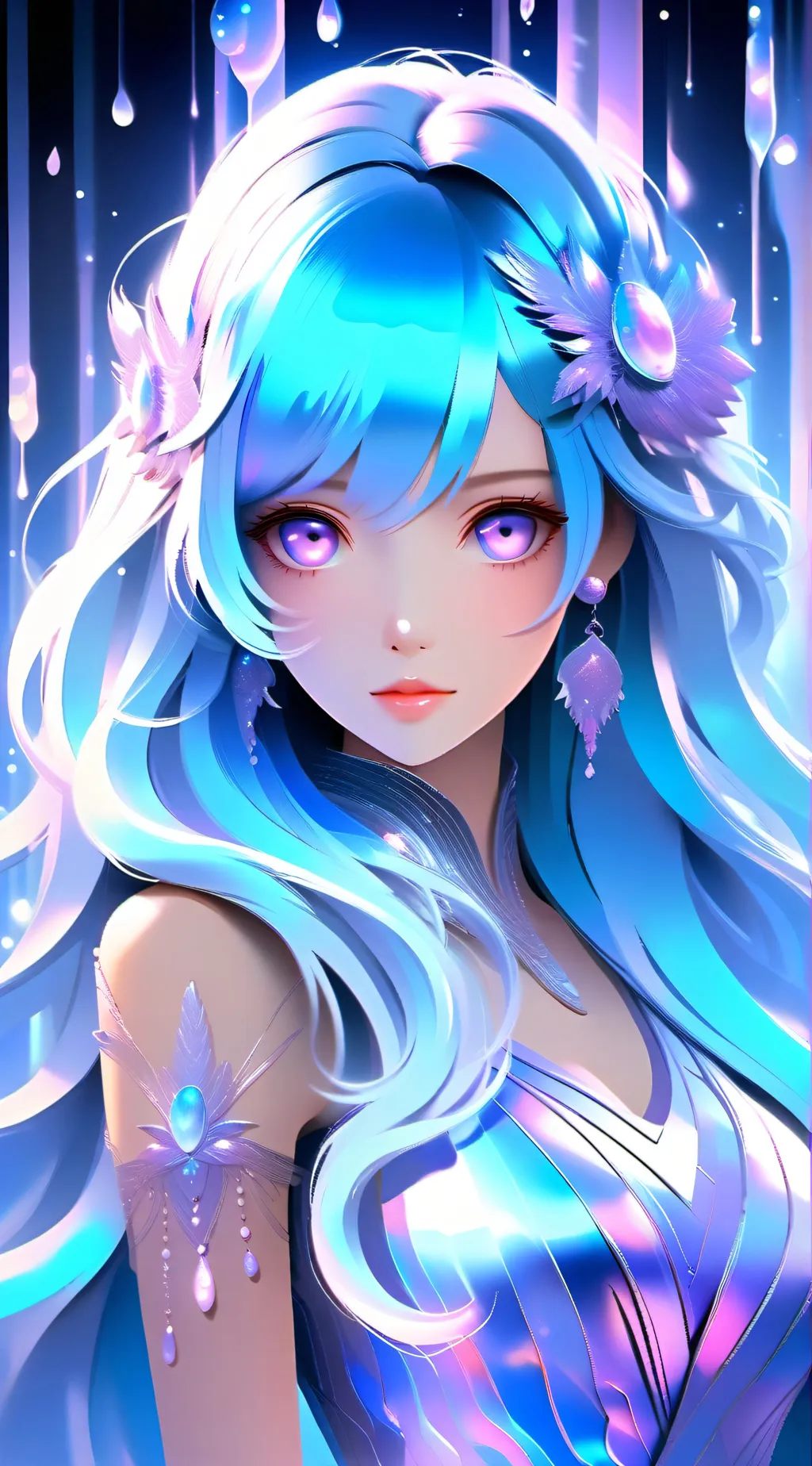 ai character: Rose background