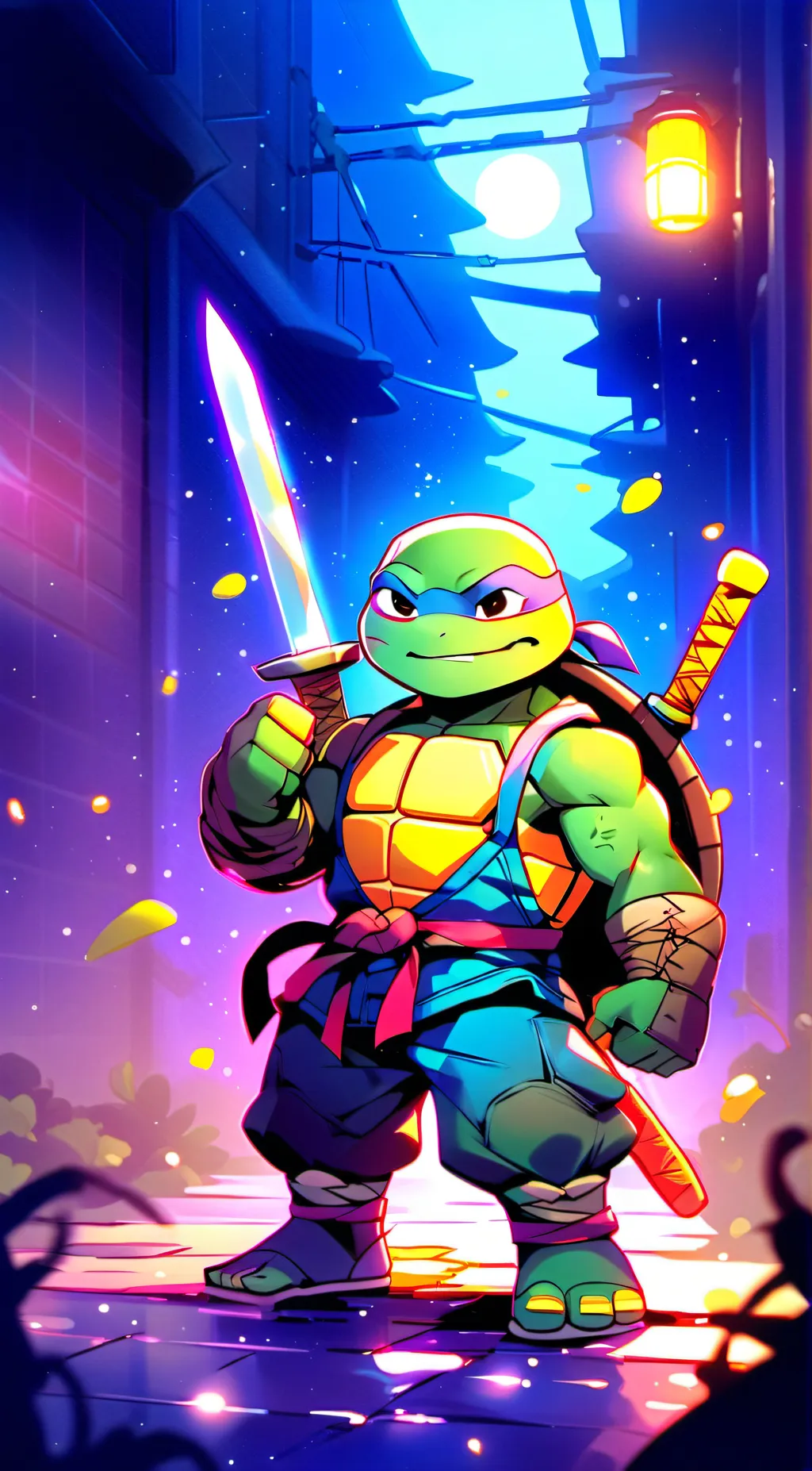 ai character: Attention Mikey... background