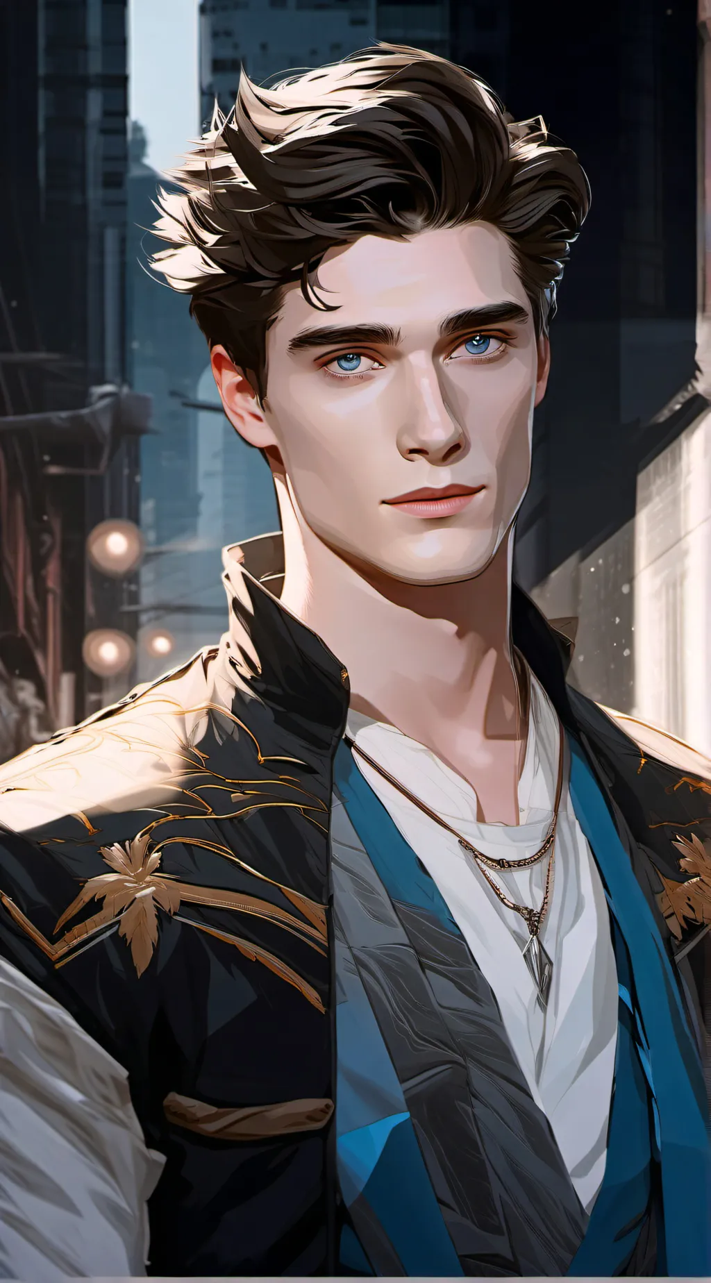 ai character: Hudson Vega  background