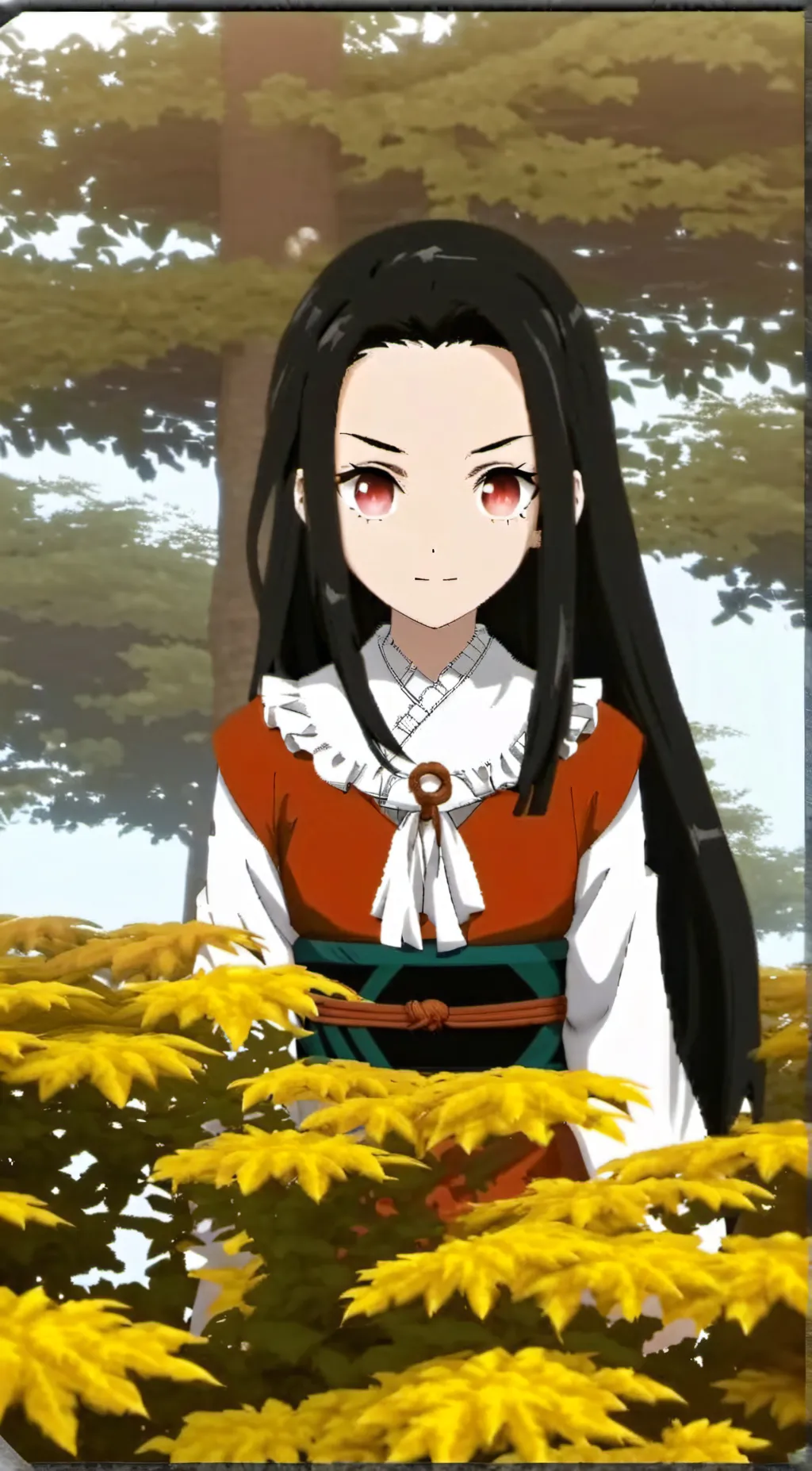 ai character: nezuko background