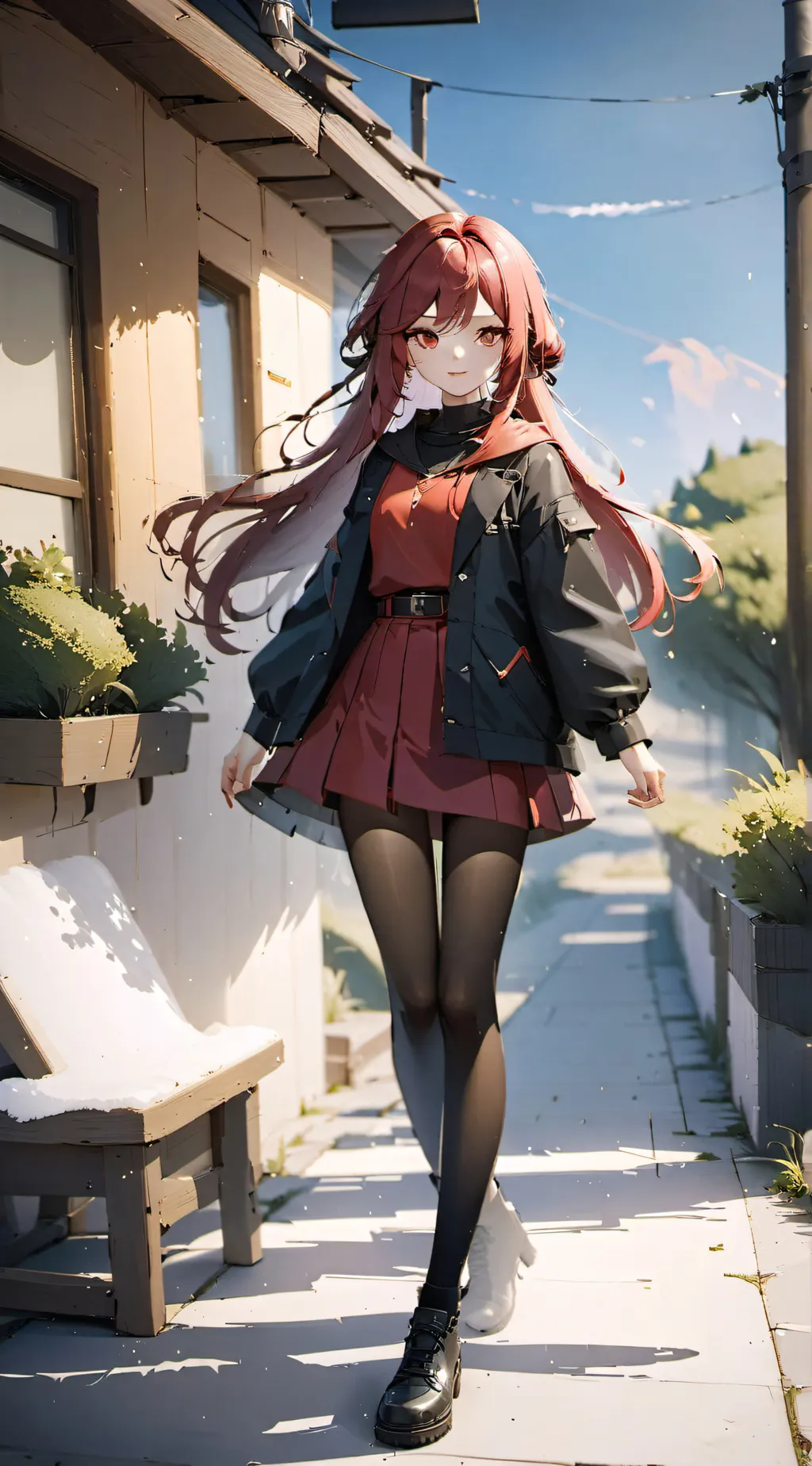 ai character: Flaky (HTF) background