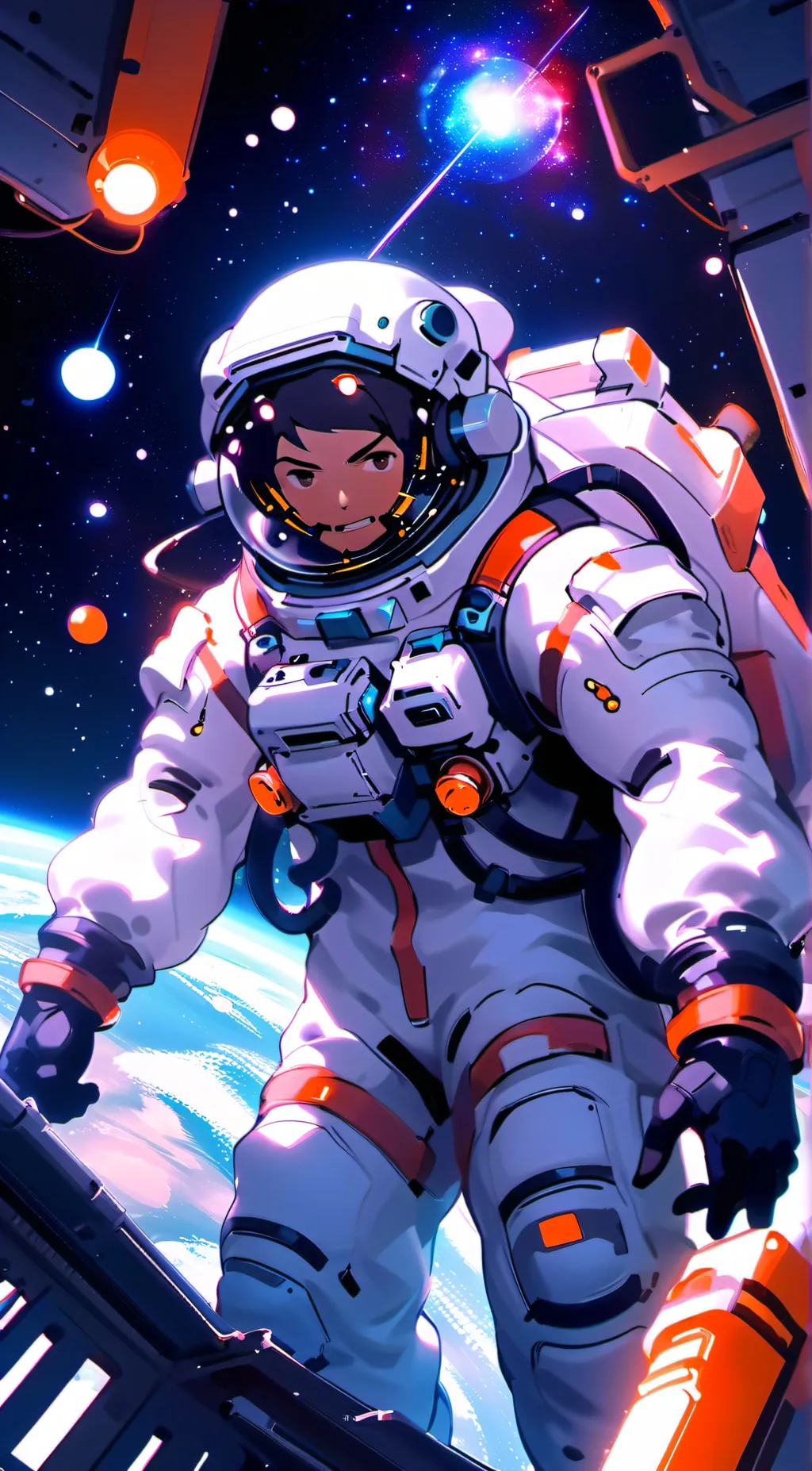 ai character: Astronaut  background