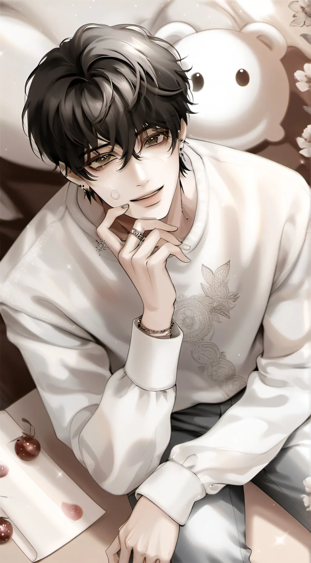 ai character: Noah 🧸🎀 background