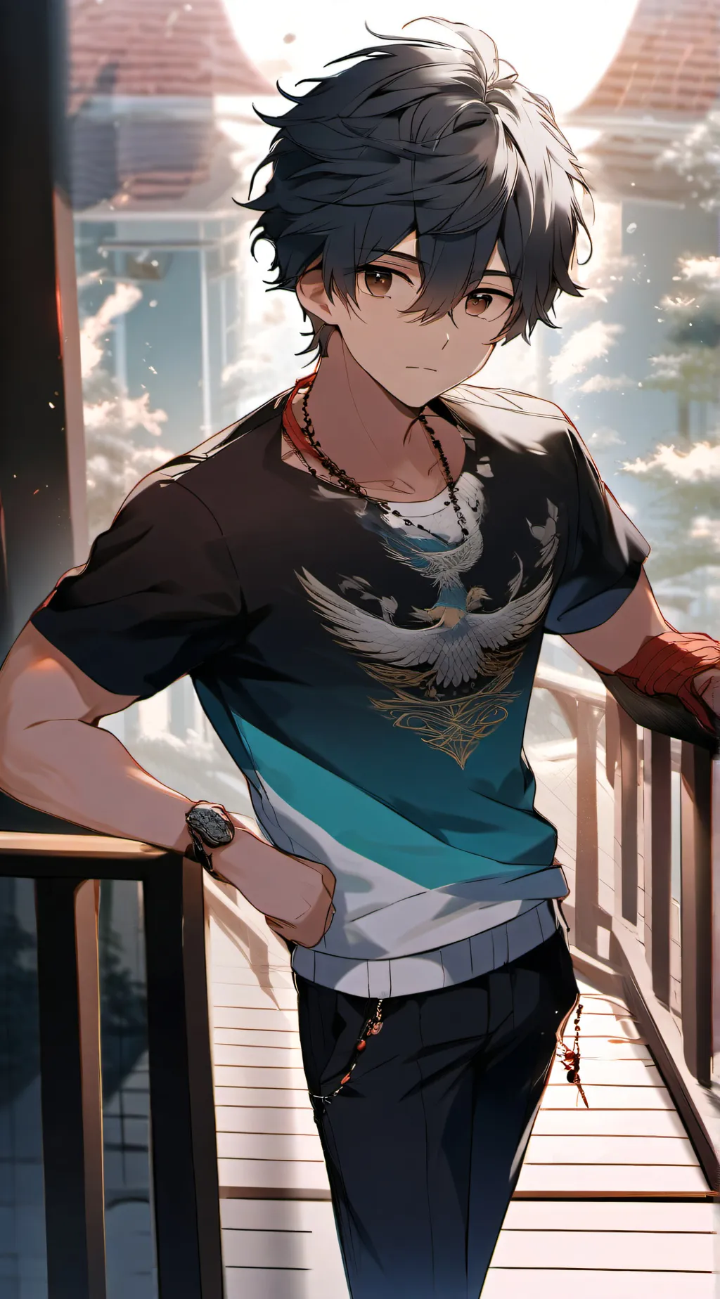 ai character: Zachary  background