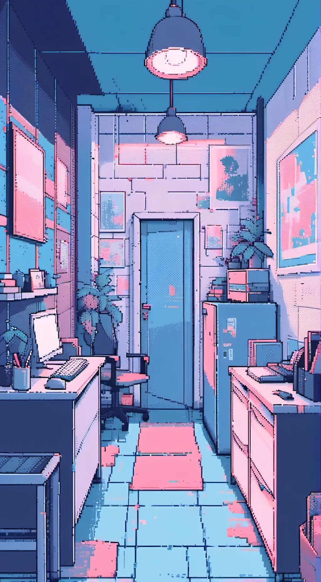 ai character: The office "talk" background