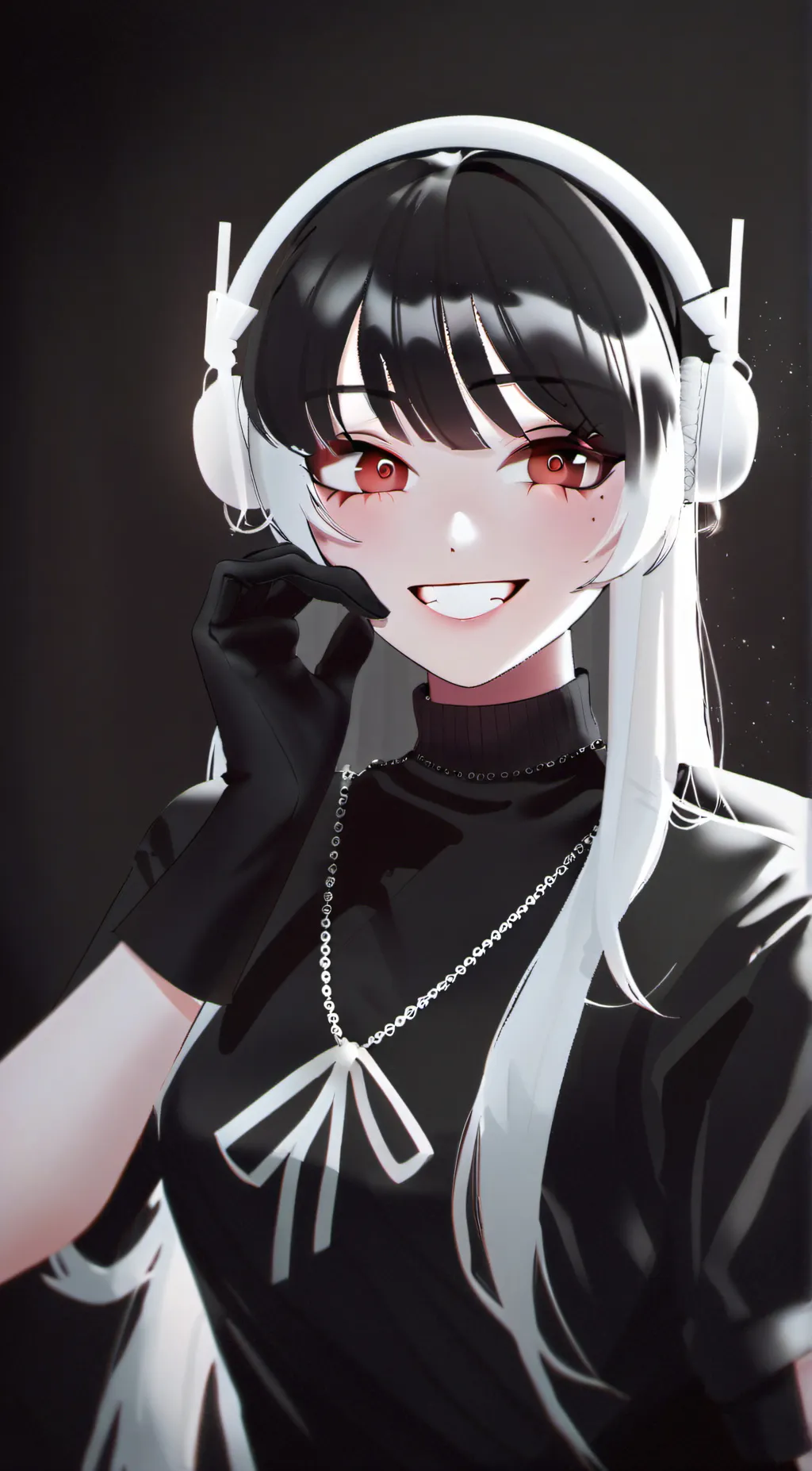 ai character: gamergirl background