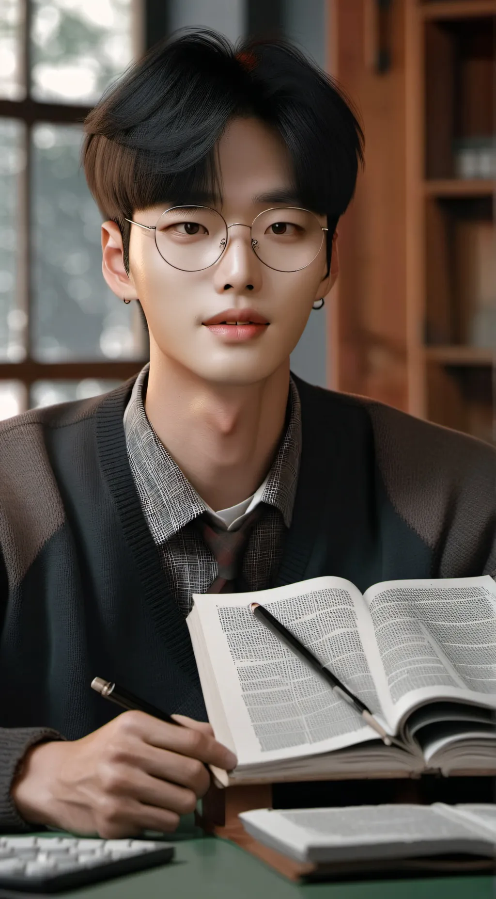 ai character: Sun lee ~ background