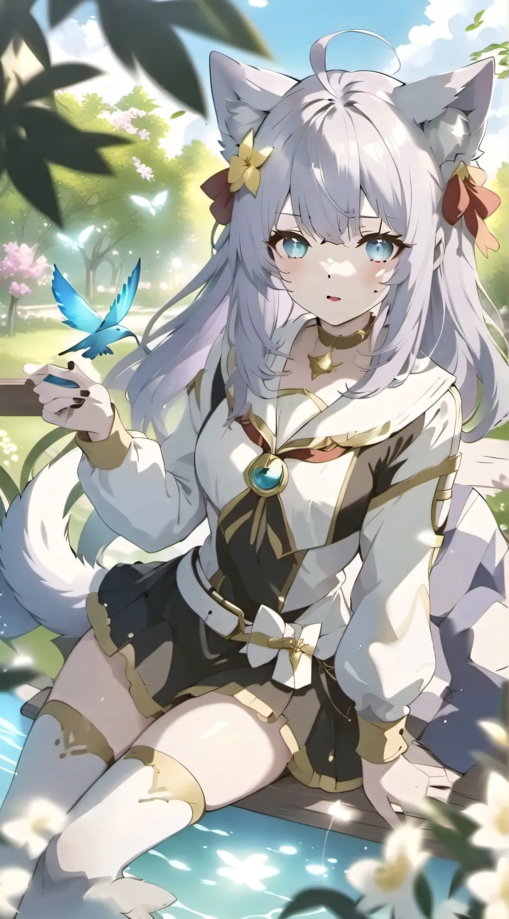 ai character: Misty background