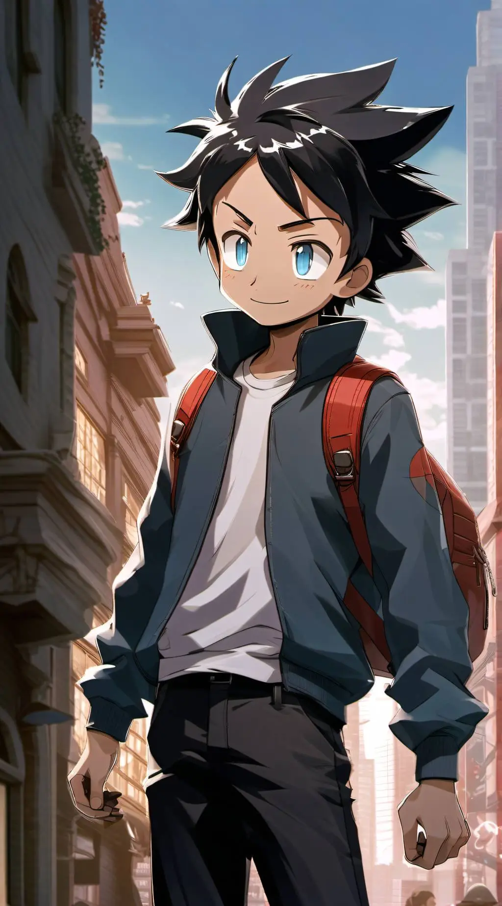 ai character: Goh  background