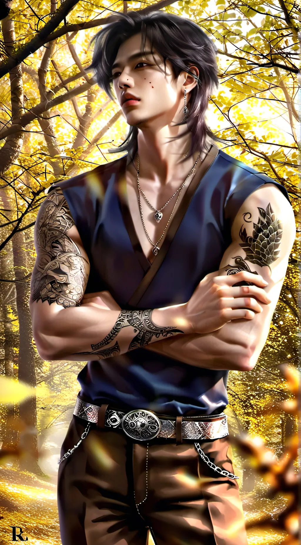 ai character: Soho background