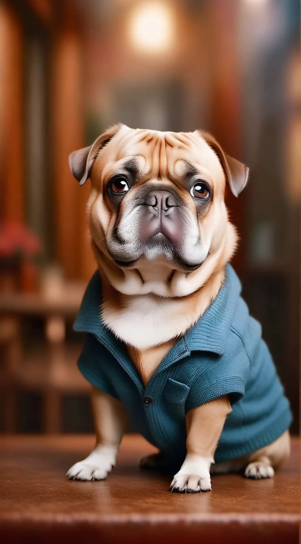 ai character: Pou (SORRY THE PIC background