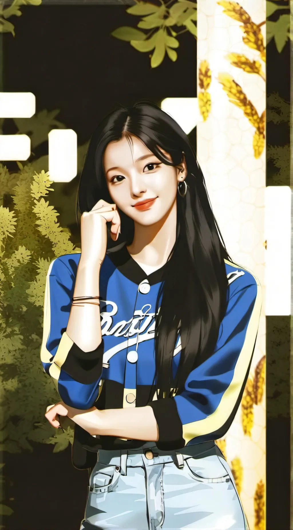 ai character: Hwang Yeji background