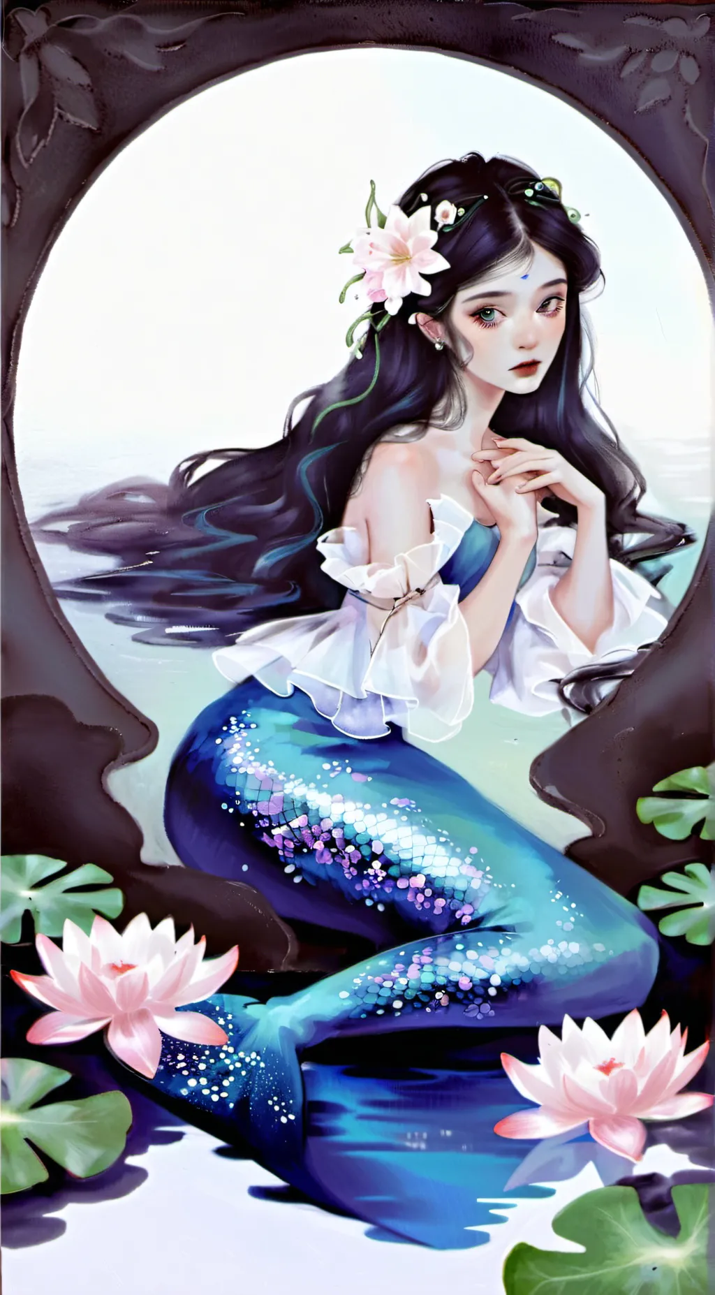 ai character: Pearl background