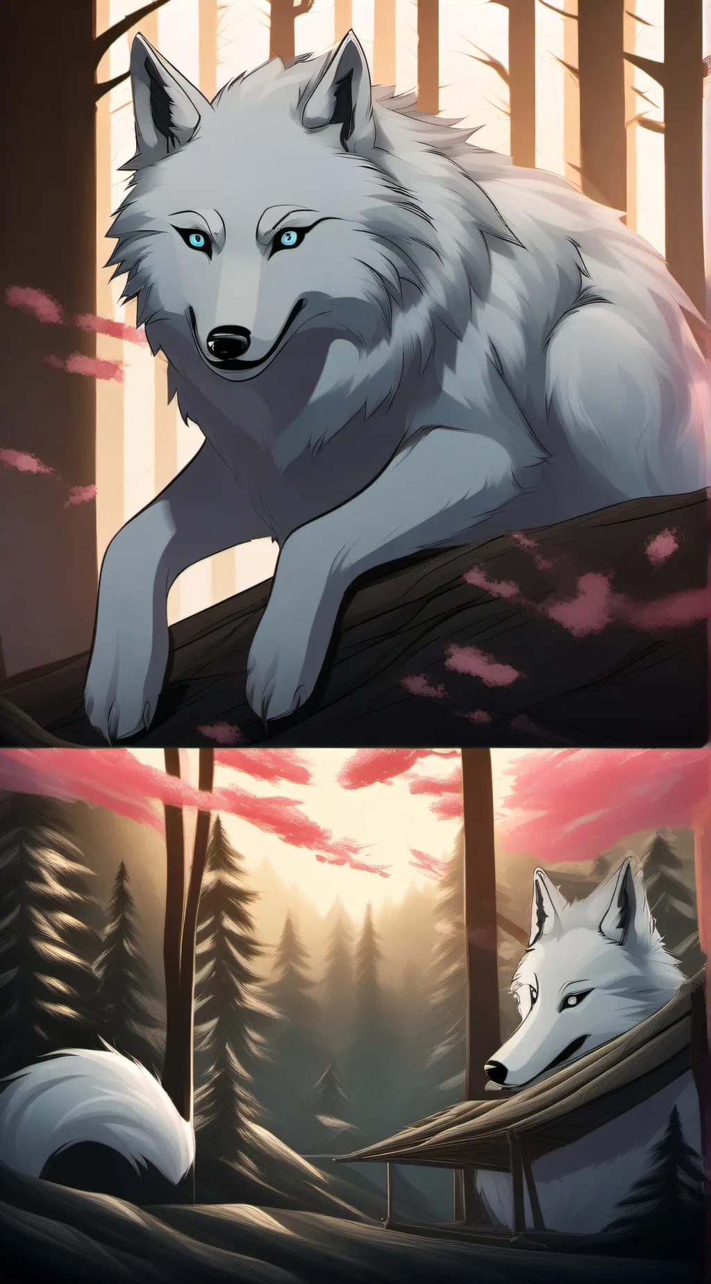 ai character: cotton candy  background