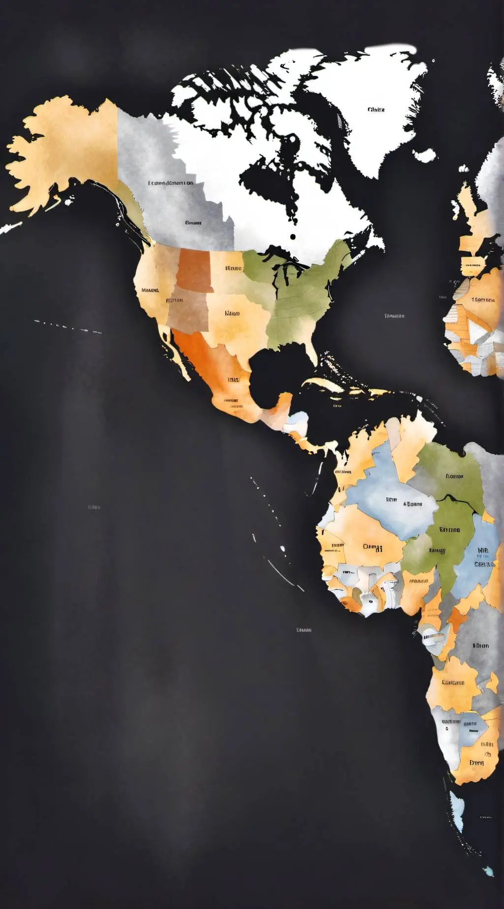 ai character: countries background