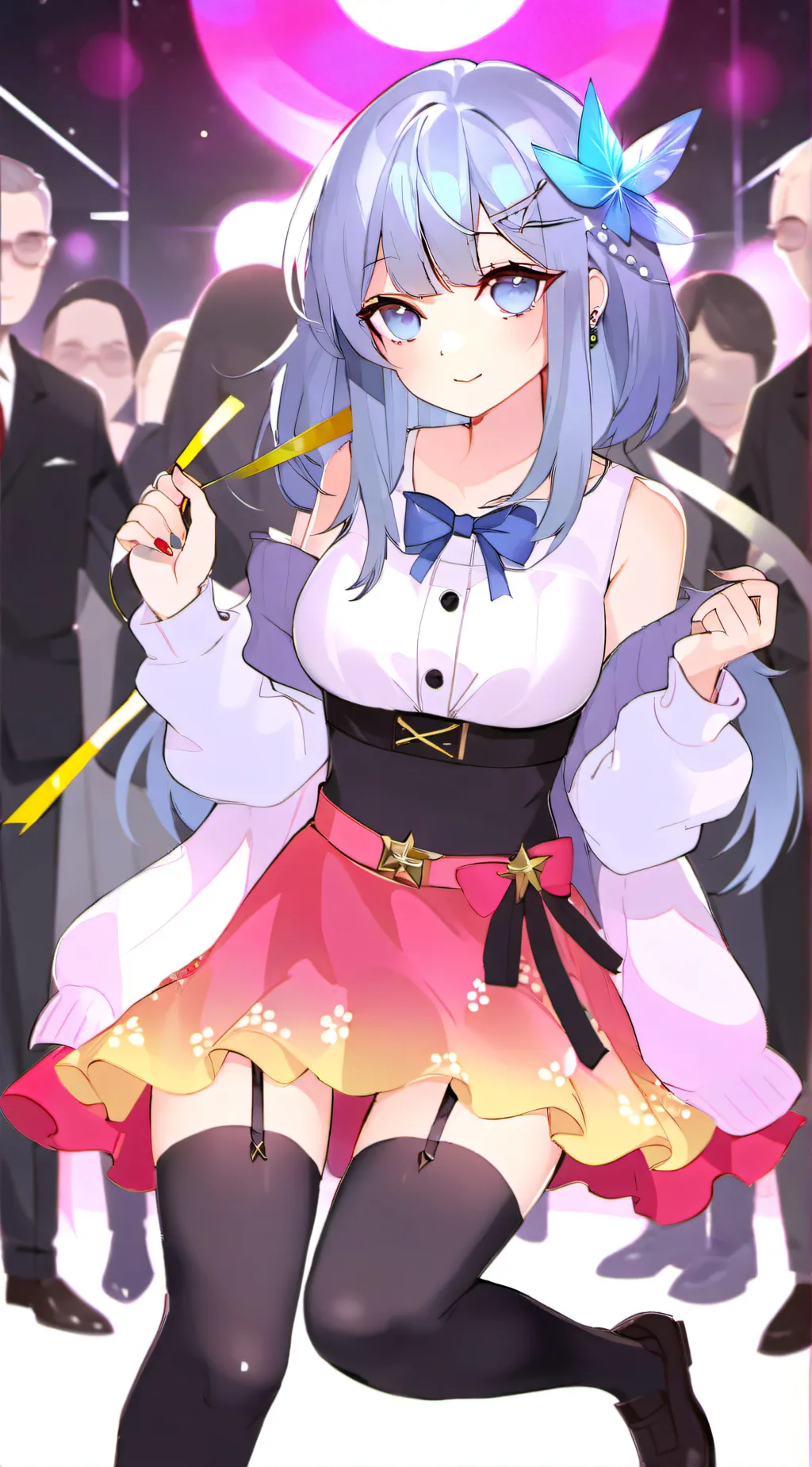 ai character: frisk sister  background