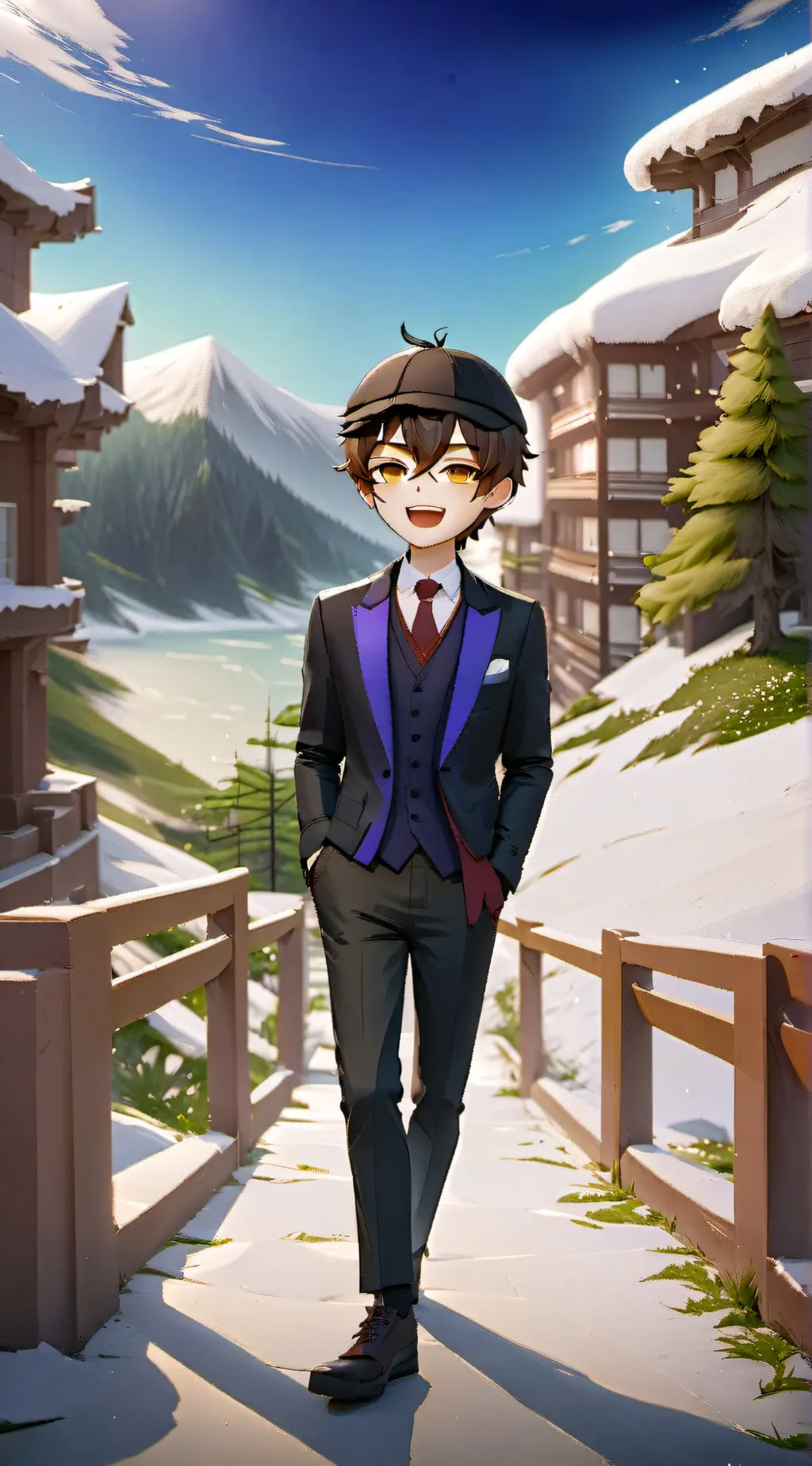 ai character: Leo background