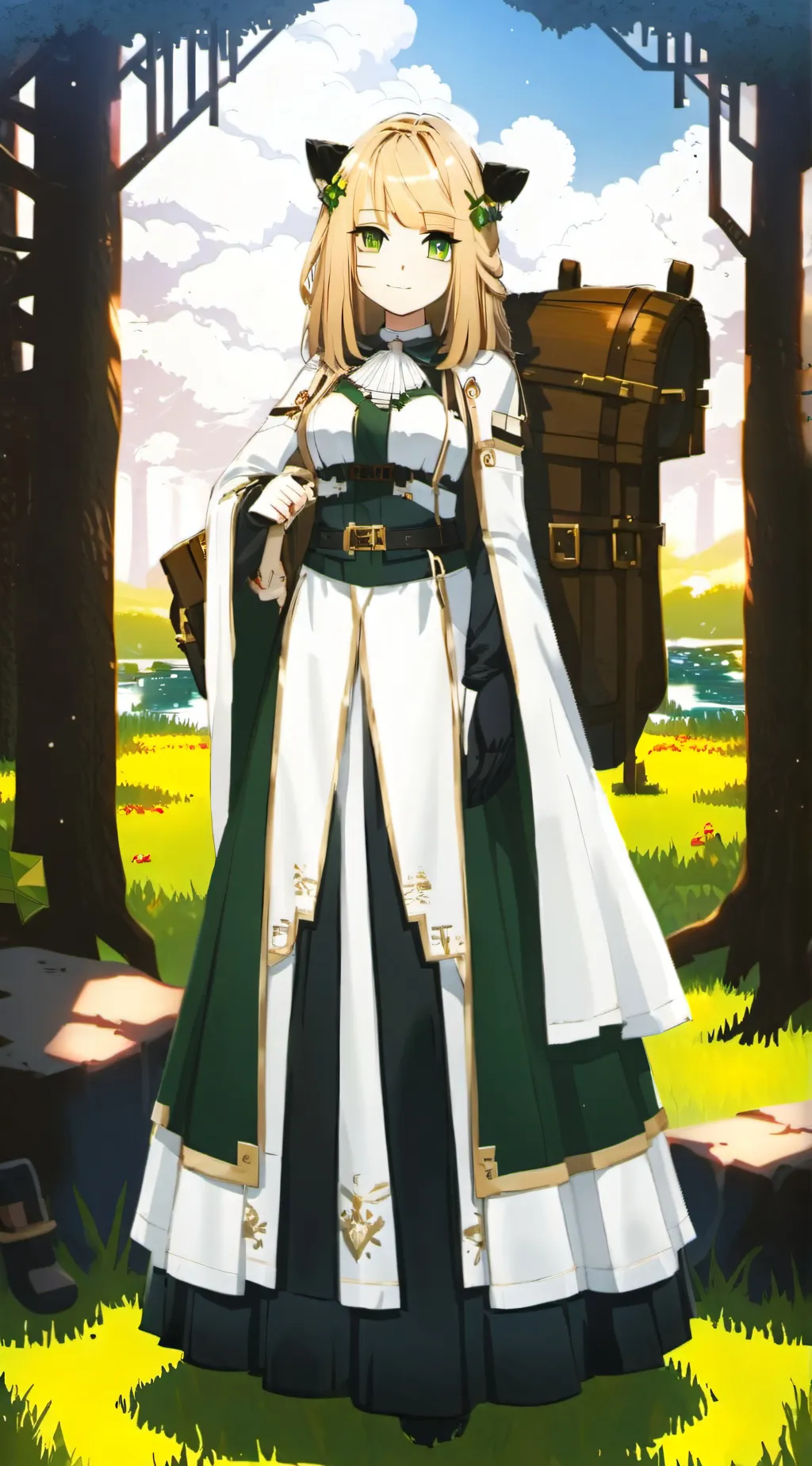 ai character: creeperess background