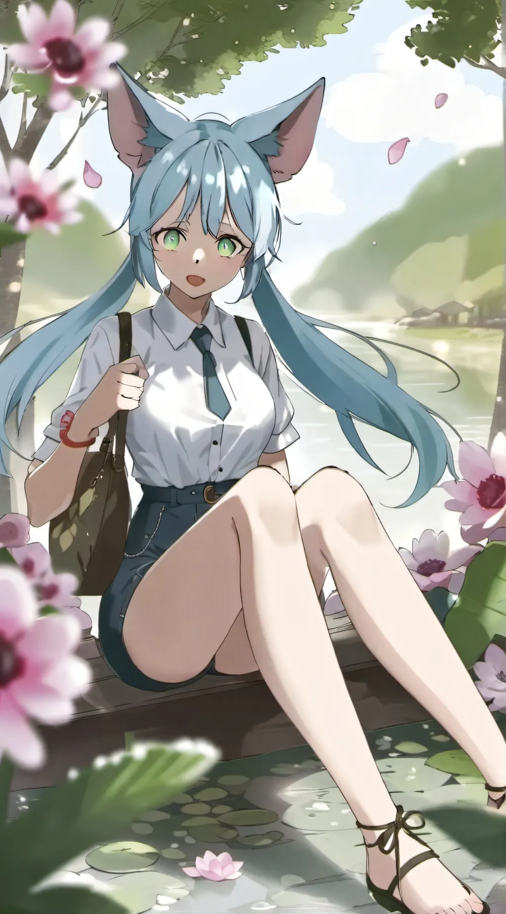 ai character: Diana  background