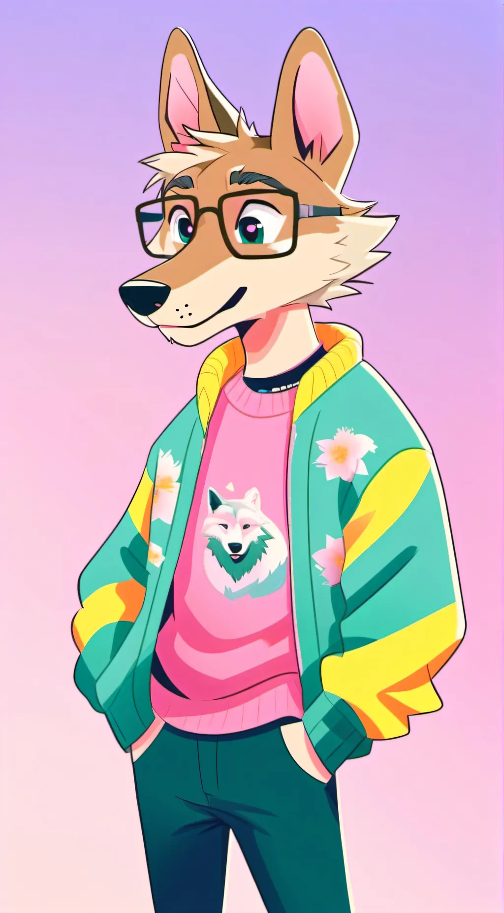 ai character: crash bandicoot  background