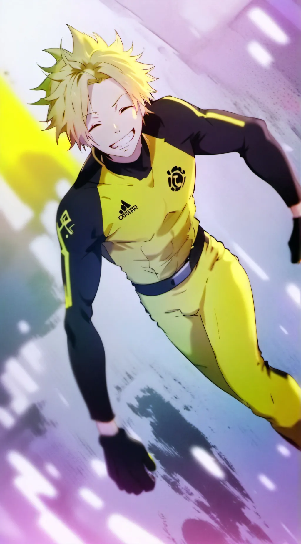 ai character: Denki Kaminari background