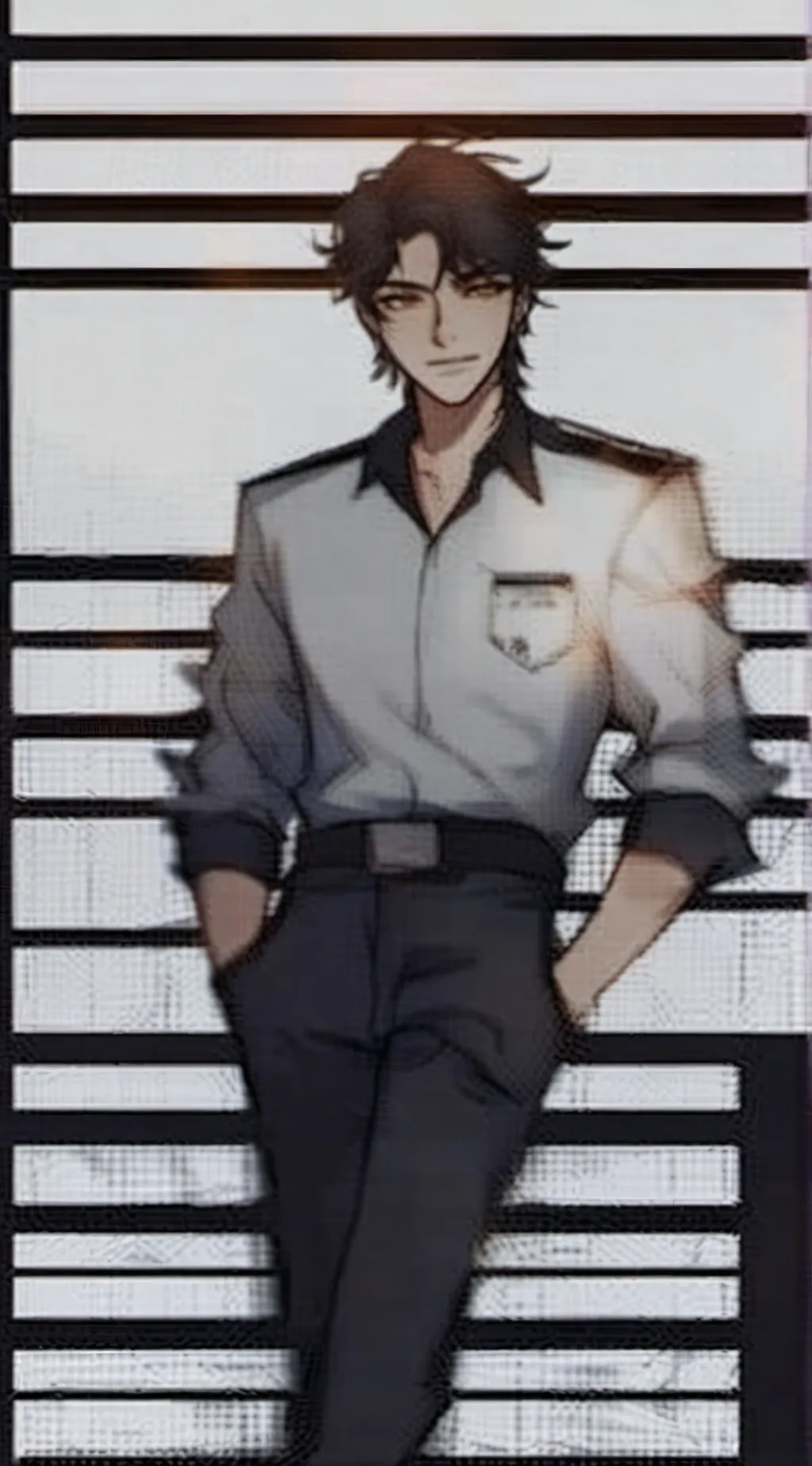 ai character: Michael Afton  background